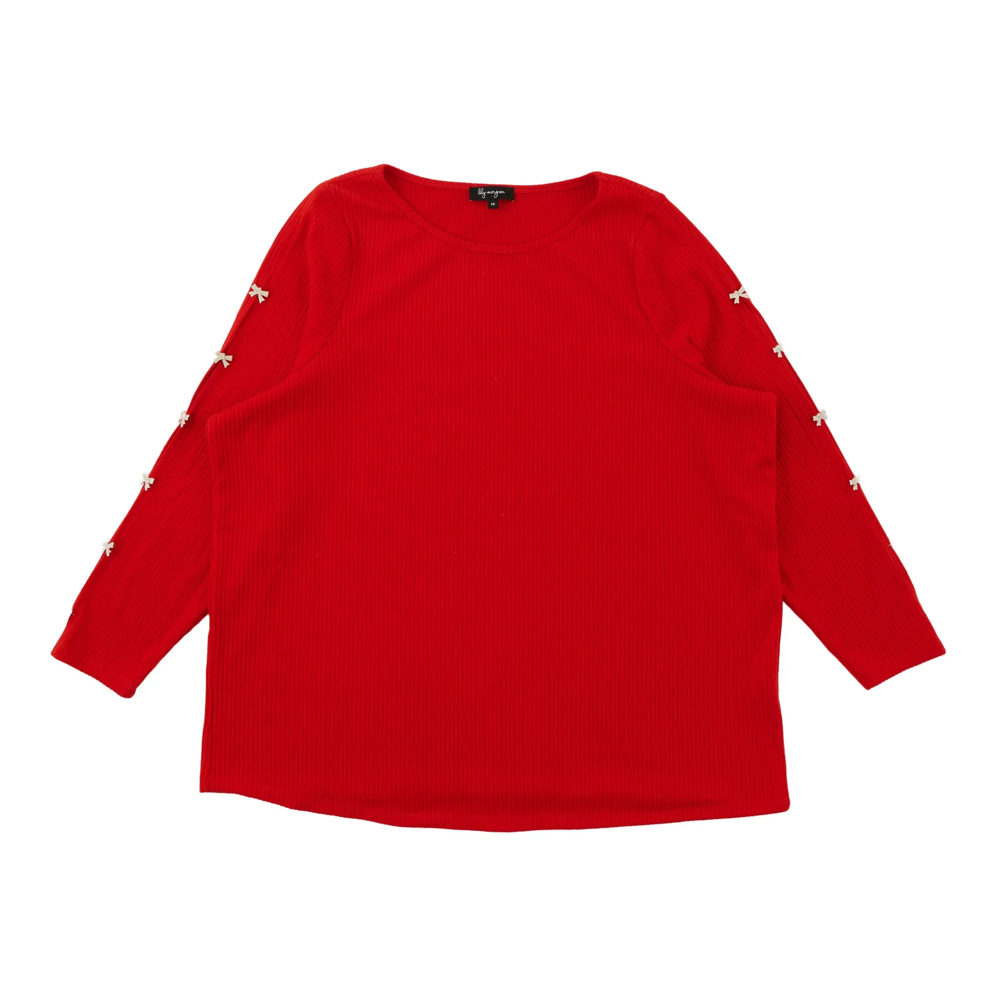 lily morgan Women's Plus Tie Front Top sold by Giant Tiger product image thumbnail 2