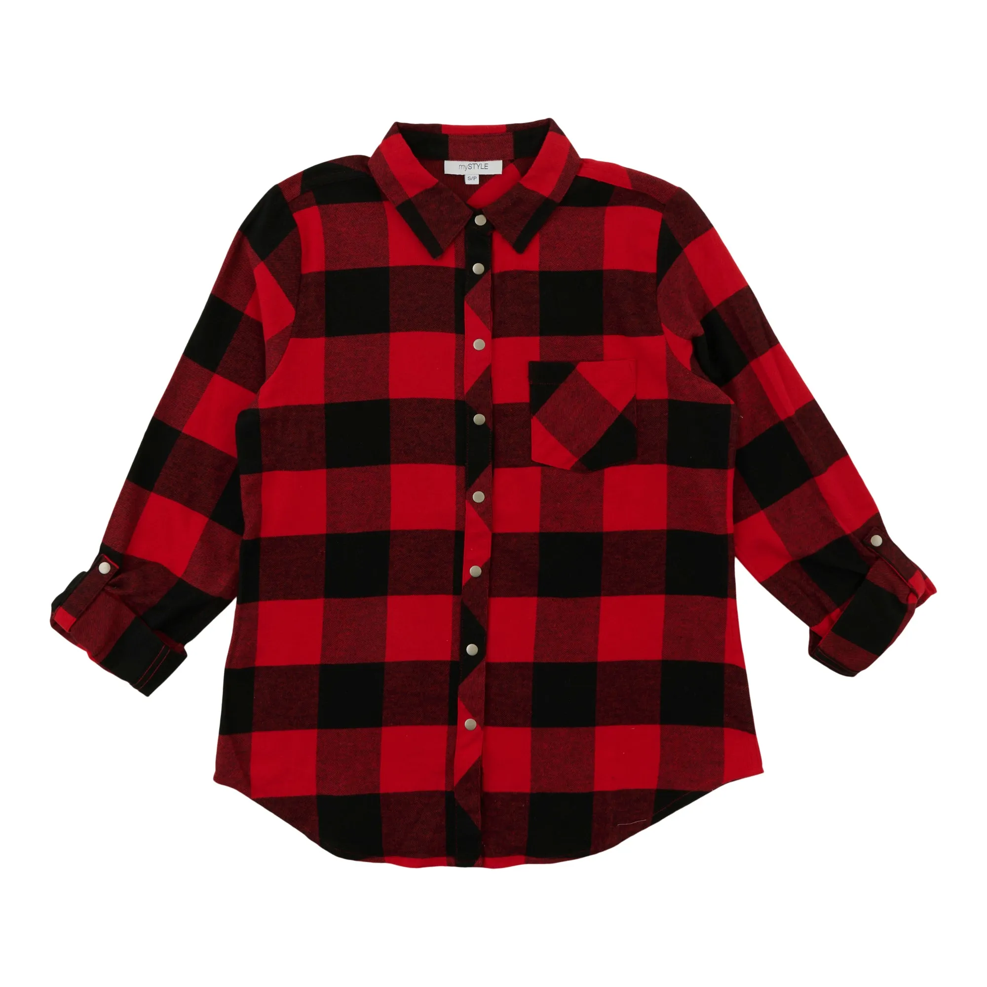 mySTYLE Women's Flannel Snap Shirt sold by Giant Tiger product image thumbnail 3