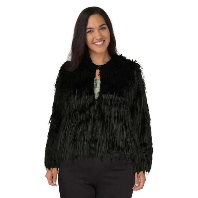 Women's Plus Faux Fur Jacket sold by Giant Tiger