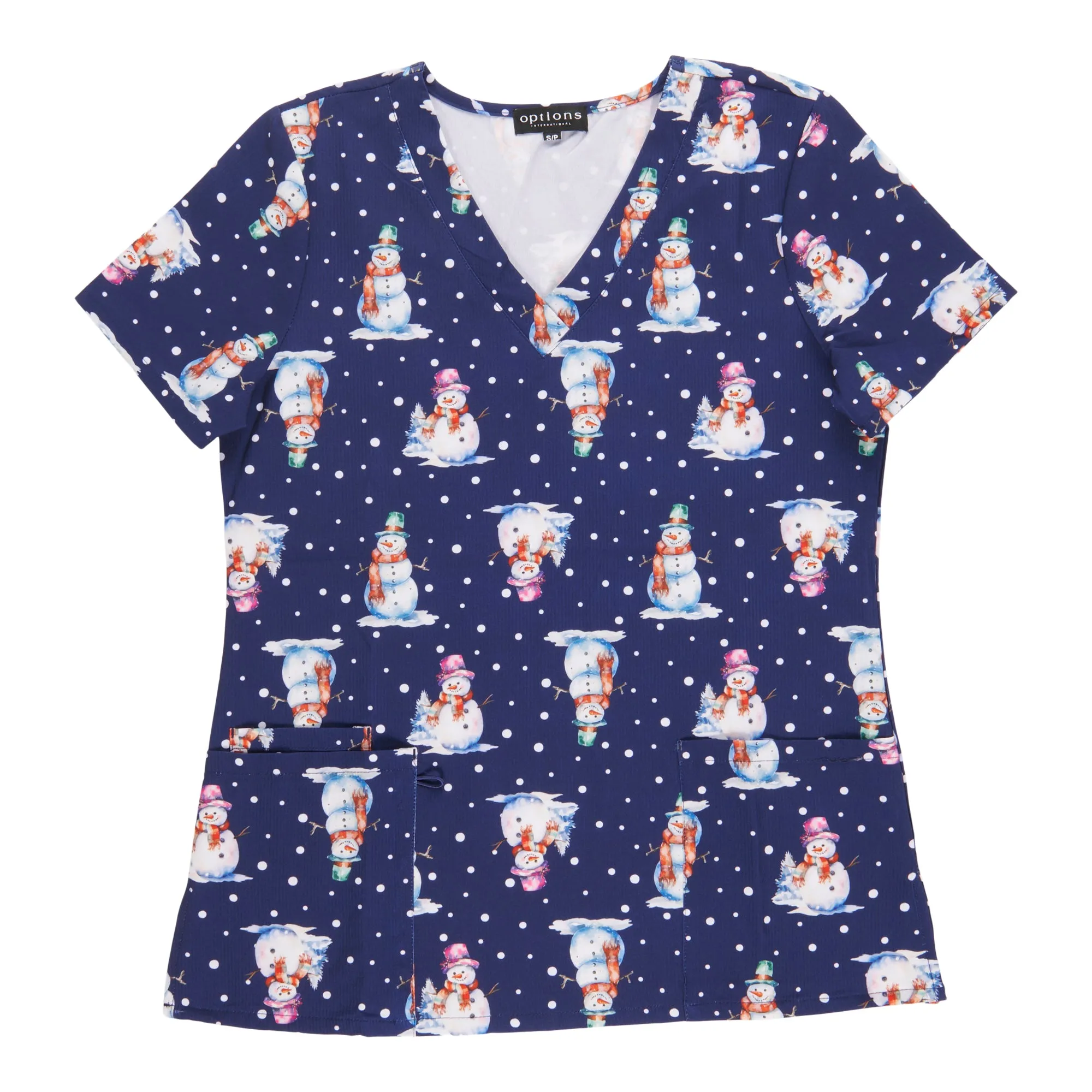 Options Women's Novelty V-Neck Scrub Top sold by Giant Tiger