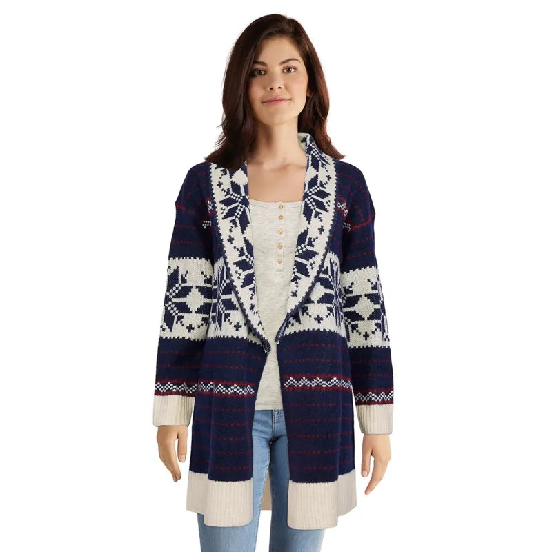 mySTYLE Women's Open Front Fair Isle Cardigan sold by Giant Tiger