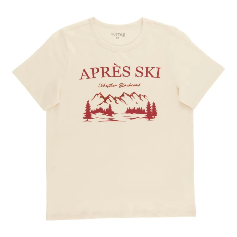 mySTYLE Women's Crew Neck Glitter T-Shirt sold by Giant Tiger