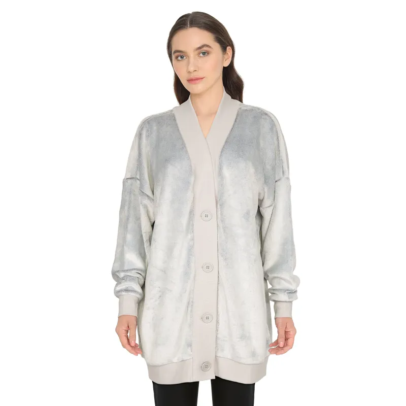Carisma Women's Plush Button-Down Cardigan sold by Giant Tiger