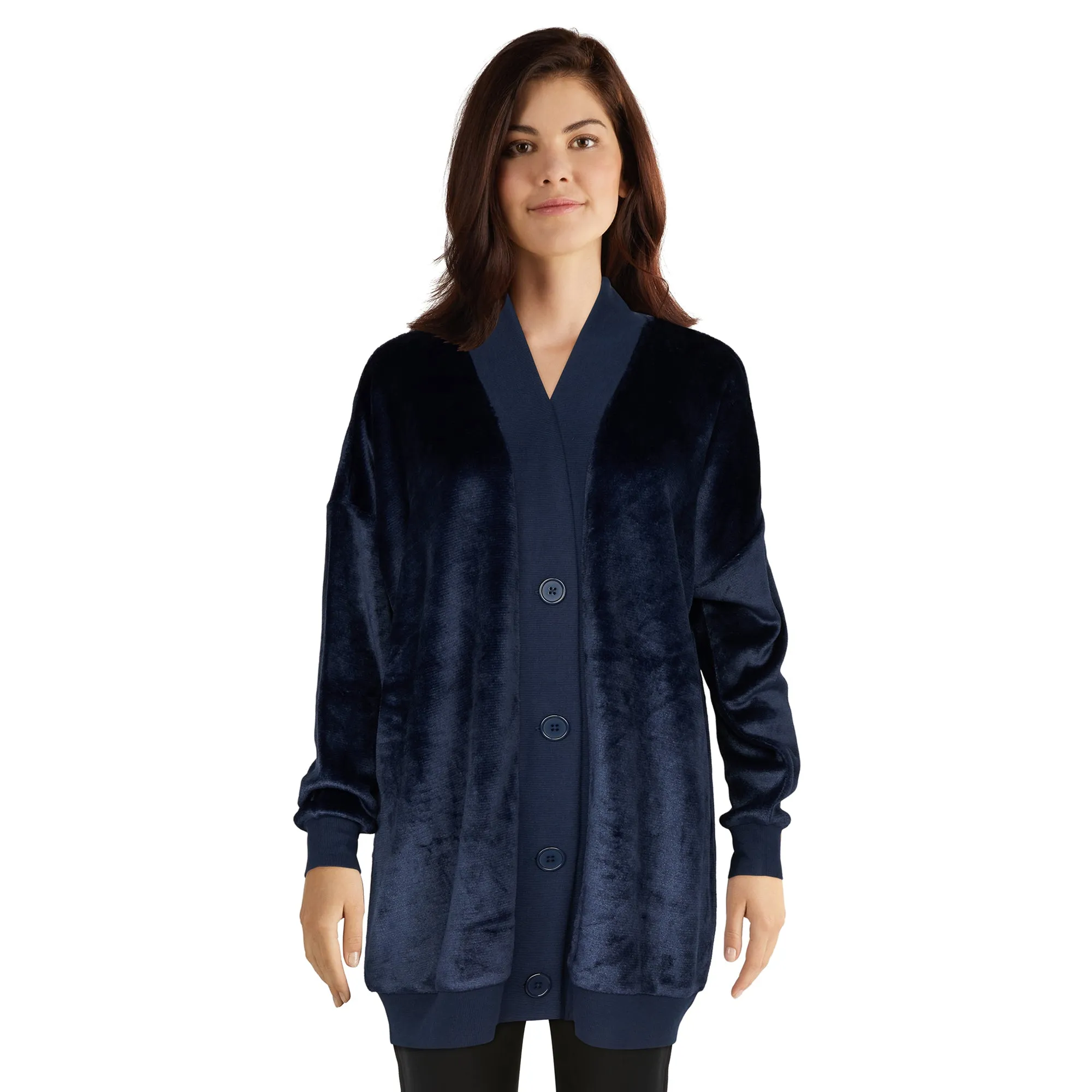 Carisma Women's Plush Button-Down Cardigan sold by Giant Tiger product image thumbnail 2