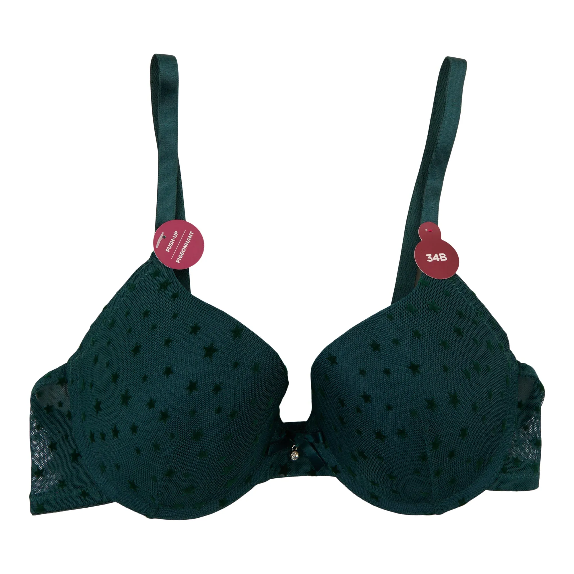 Carisma Women's Star Flocking Bra sold by Giant Tiger product image thumbnail 2