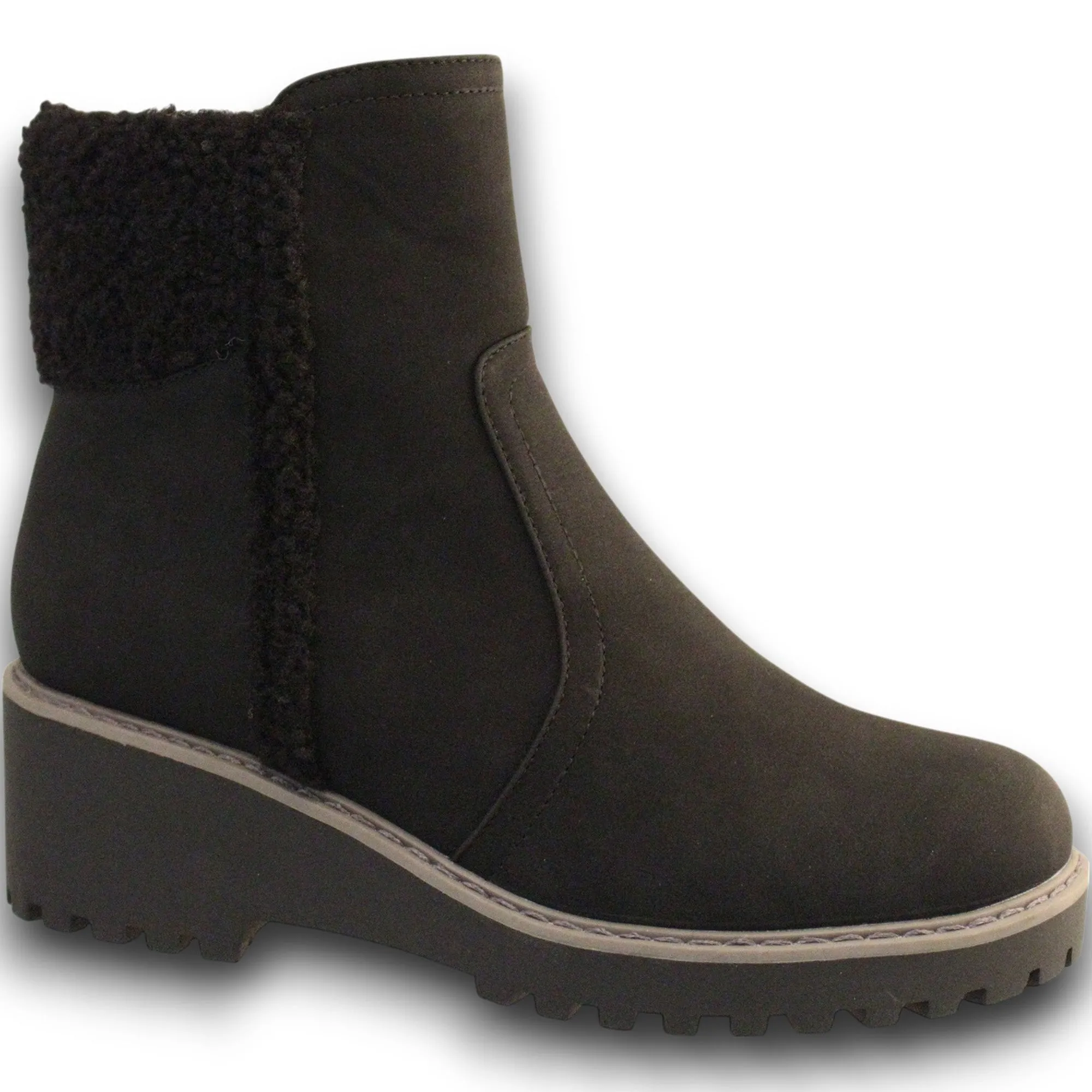 mySTYLE Women's Berber Fleece Hiker Boots sold by Giant Tiger product image thumbnail 2