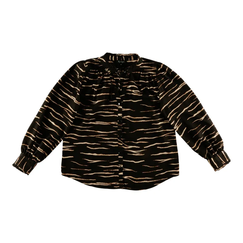 lily morgan Women's All-Over Print Button Front Blouse sold by Giant Tiger