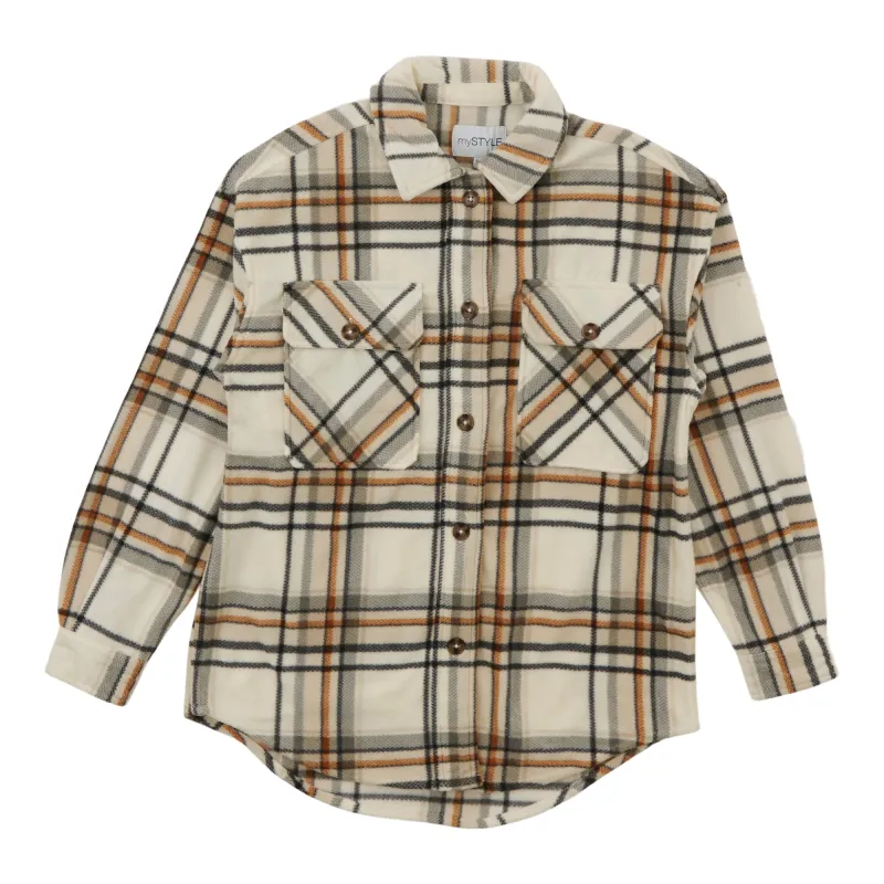 mySTYLE Women's Polar Fleece Shacket sold by Giant Tiger