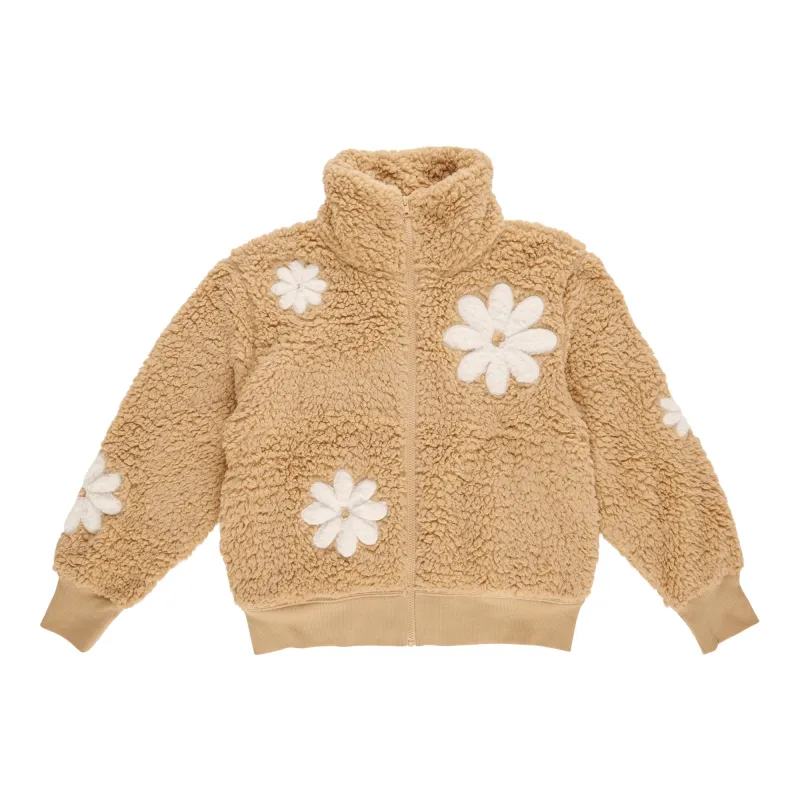 mySTYLE Women's Sherpa Jacket with Embroidery sold by Giant Tiger