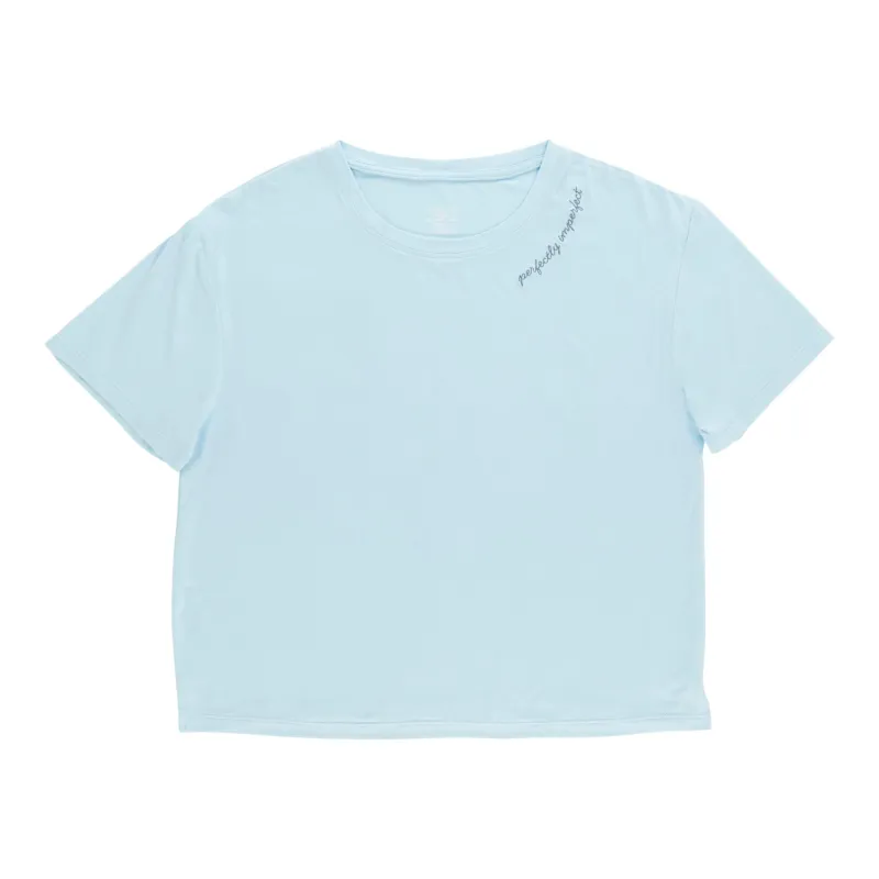 Carisma Women's Crew Neck Tee with Embroidery sold by Giant Tiger