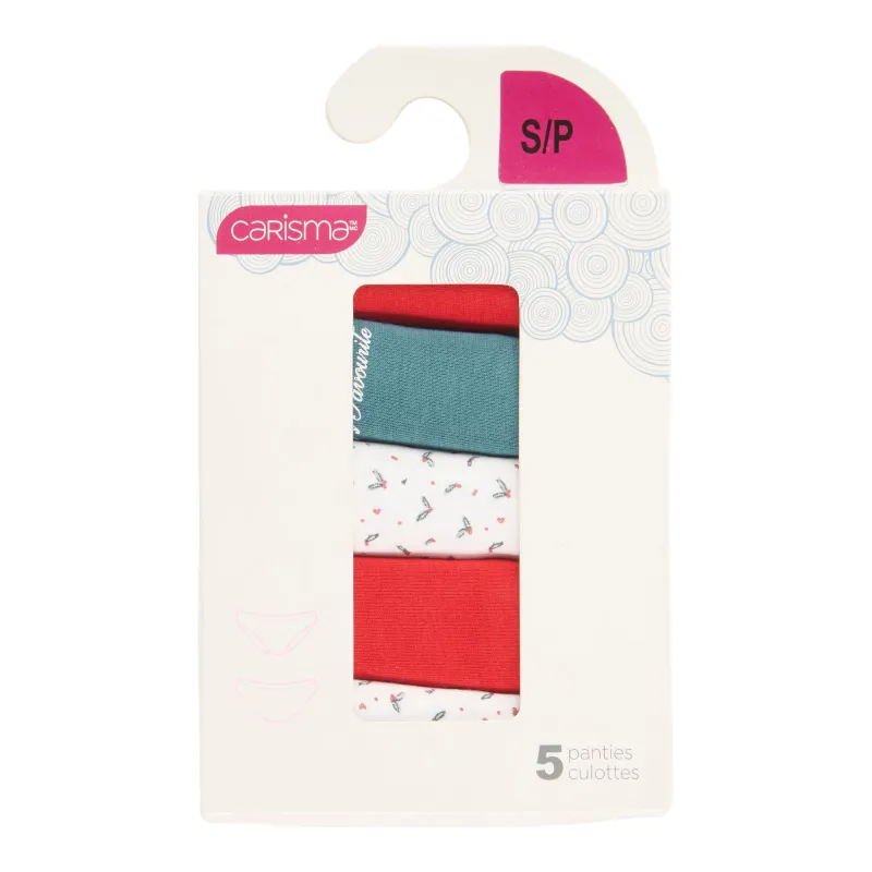 Comfy Cozy Women's Mini Briefs, 5-Pack sold by Giant Tiger