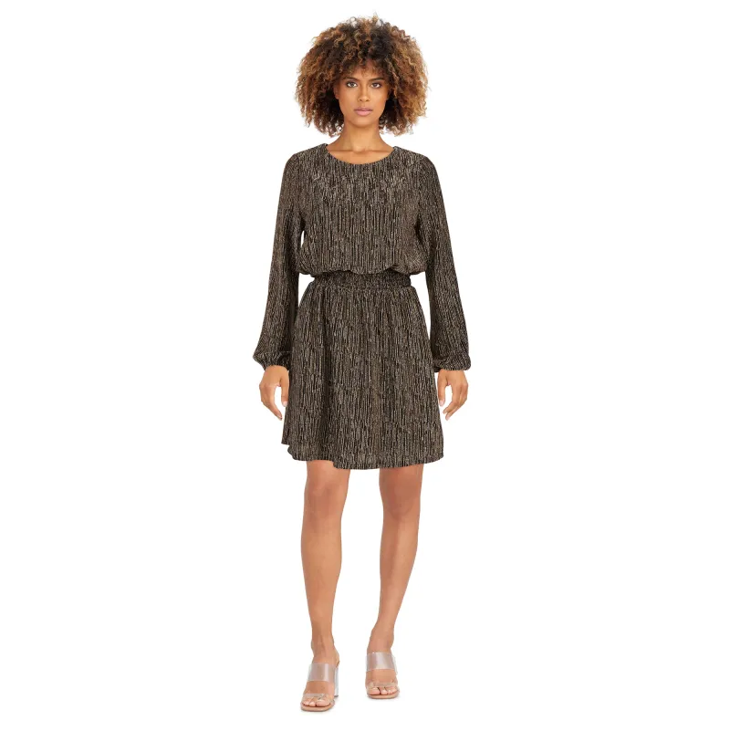 lily morgan Women's Pleated Shimmer Dress sold by Giant Tiger