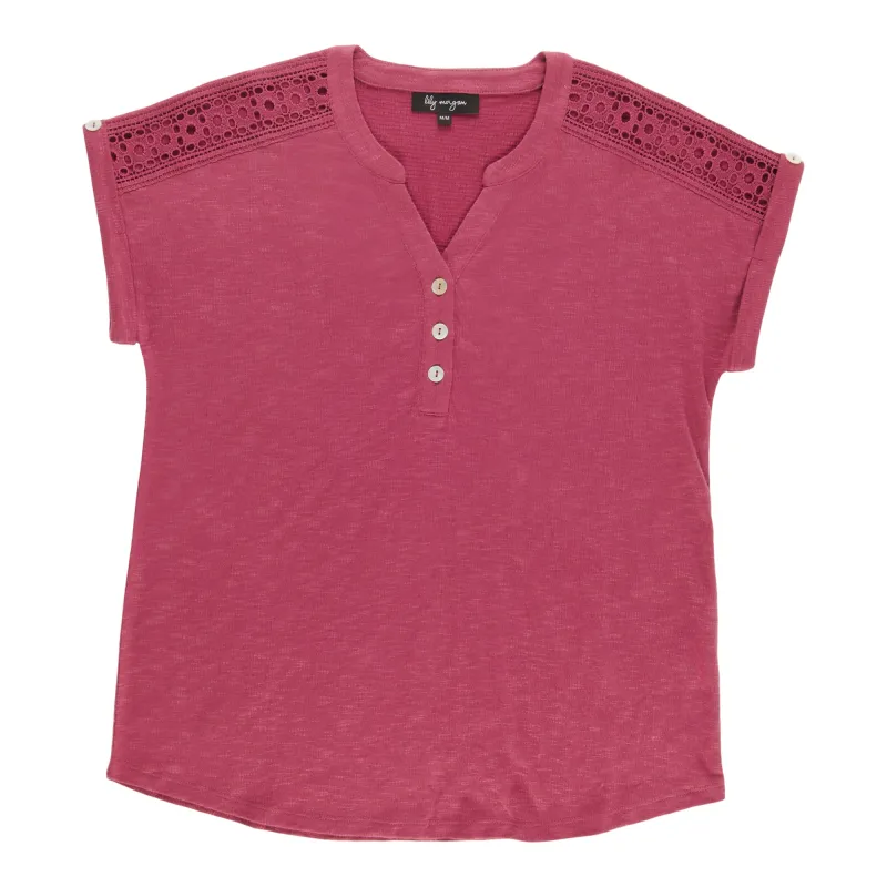 lily morgan Women's Top with Crochet Details sold by Giant Tiger