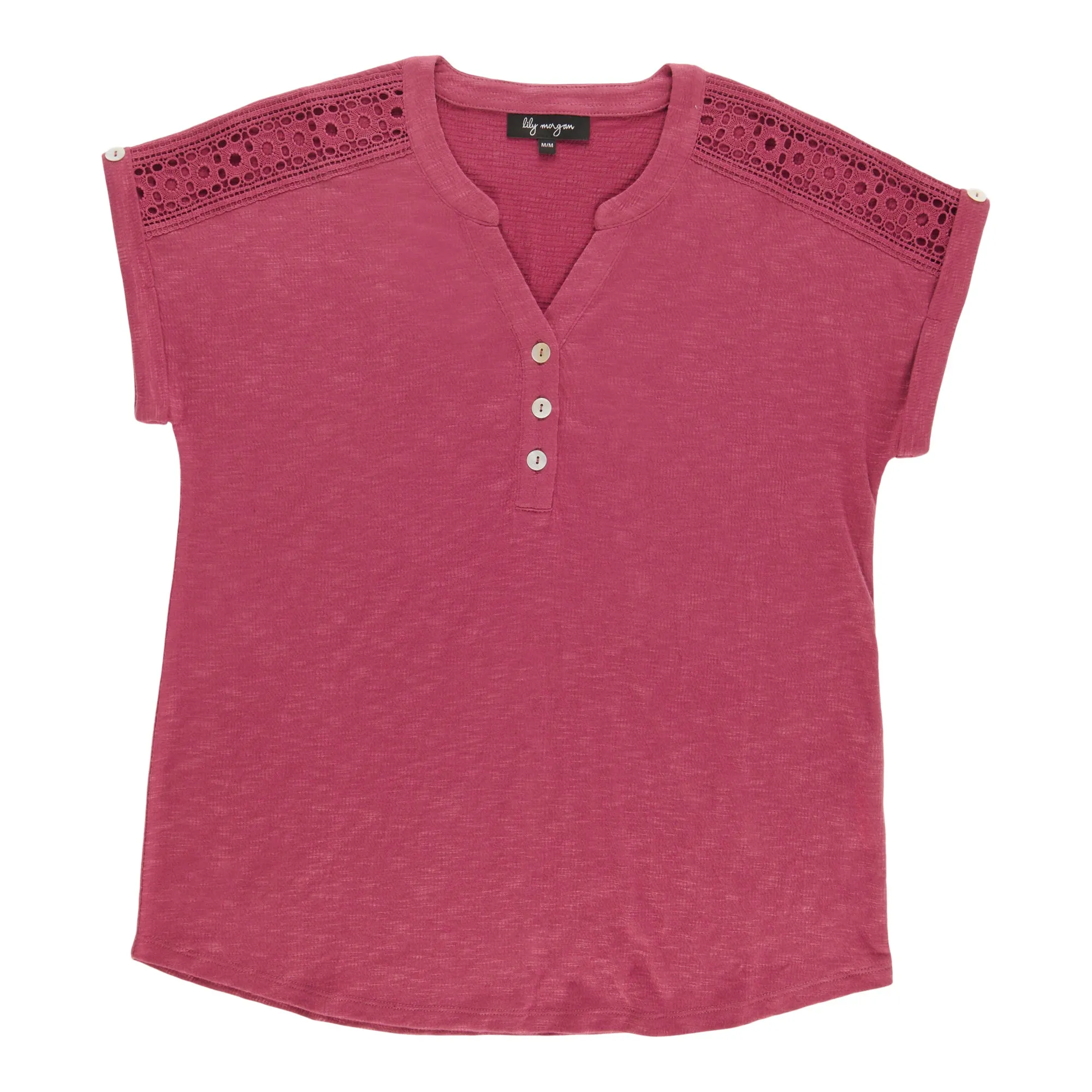 lily morgan Women's Top with Crochet Details sold by Giant Tiger