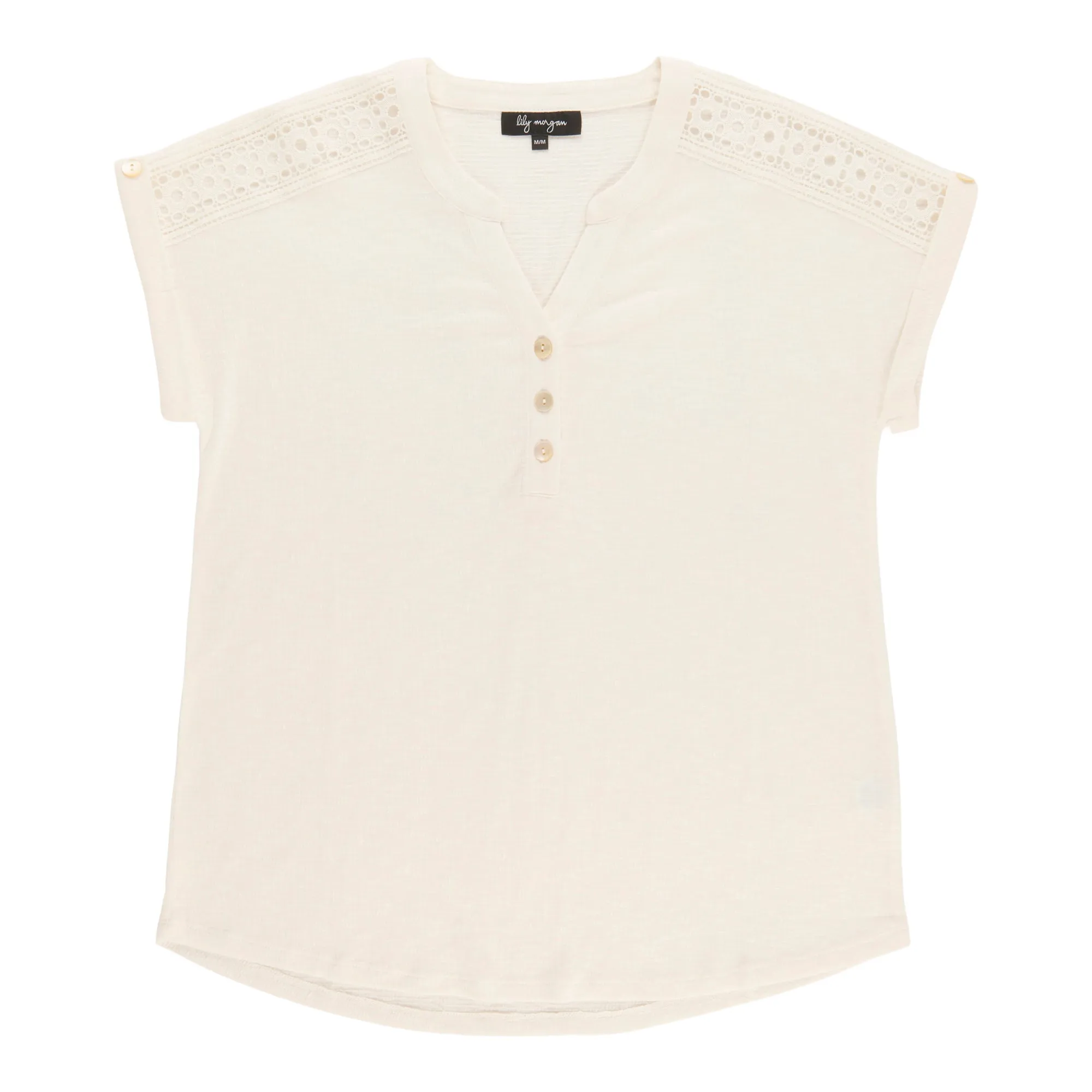 lily morgan Women's Top with Crochet Details sold by Giant Tiger product image thumbnail 2