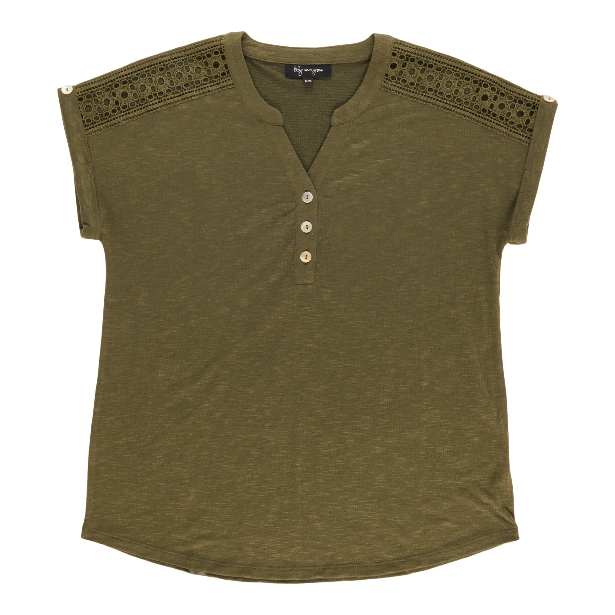 lily morgan Women's Top with Crochet Details sold by Giant Tiger product image thumbnail 4