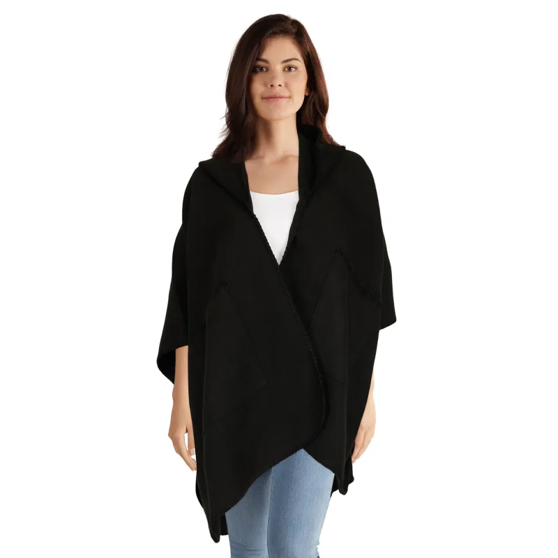 Women's Hooded Ruana sold by Giant Tiger