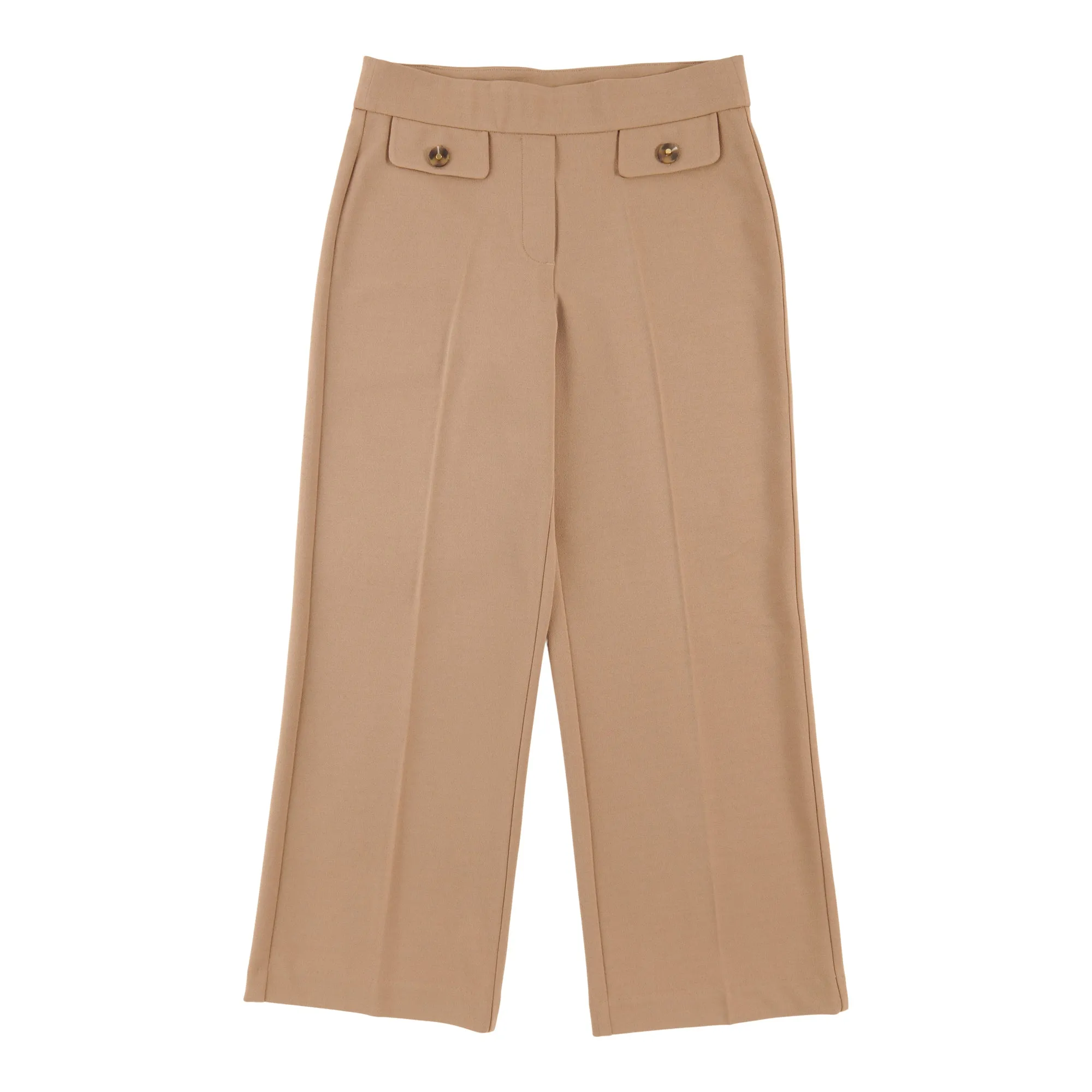 lily morgan Women's Petite Wide-Leg Pants with Tab sold by Giant Tiger