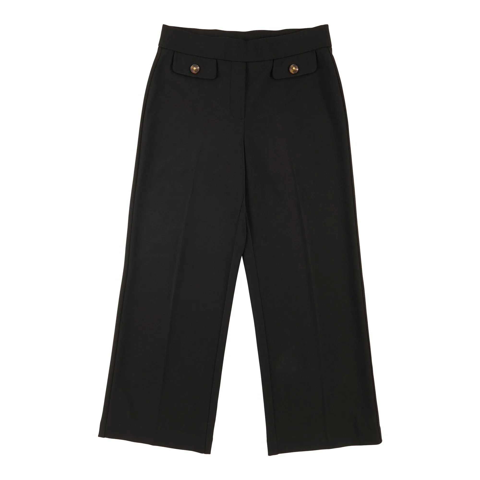 lily morgan Women's Petite Wide-Leg Pants with Tab sold by Giant Tiger product image thumbnail 2