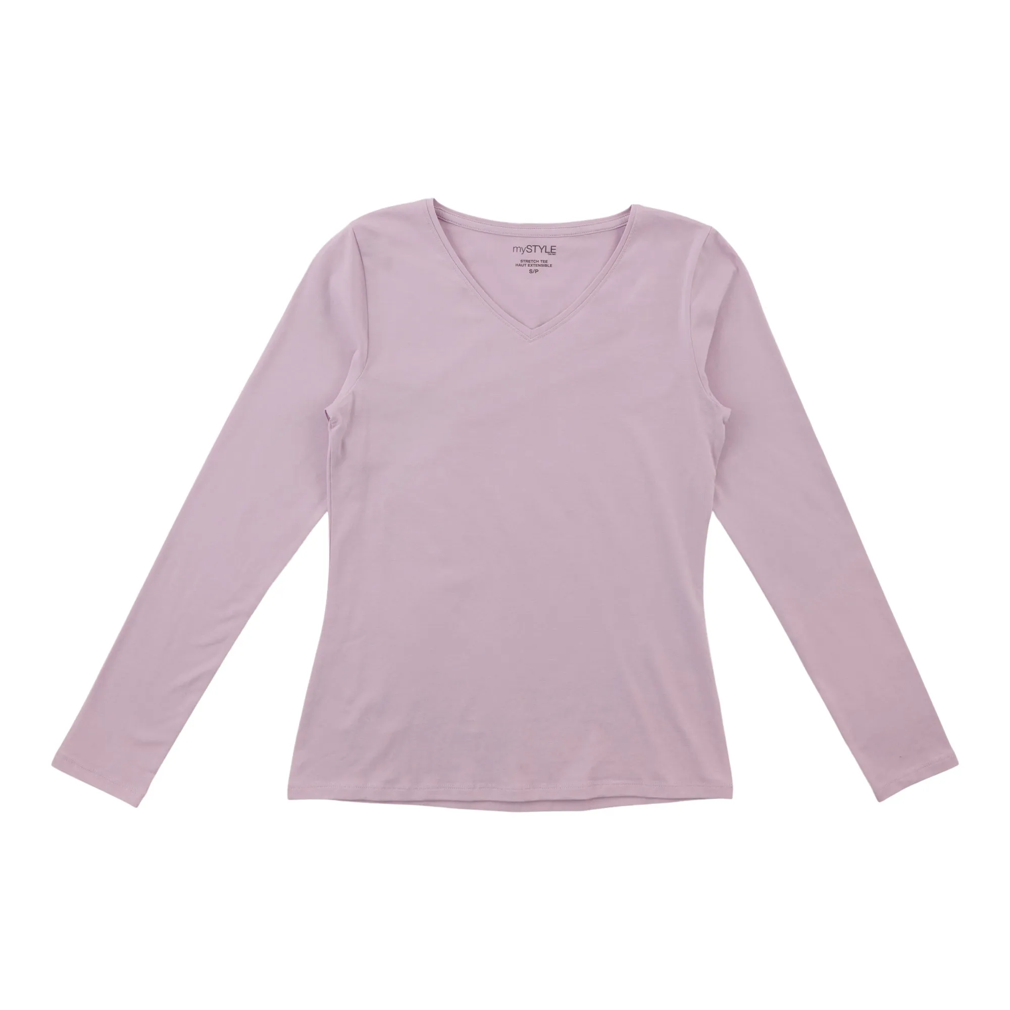 mySTYLE Women's Long Sleeve V-Neck Tee sold by Giant Tiger product image thumbnail 3