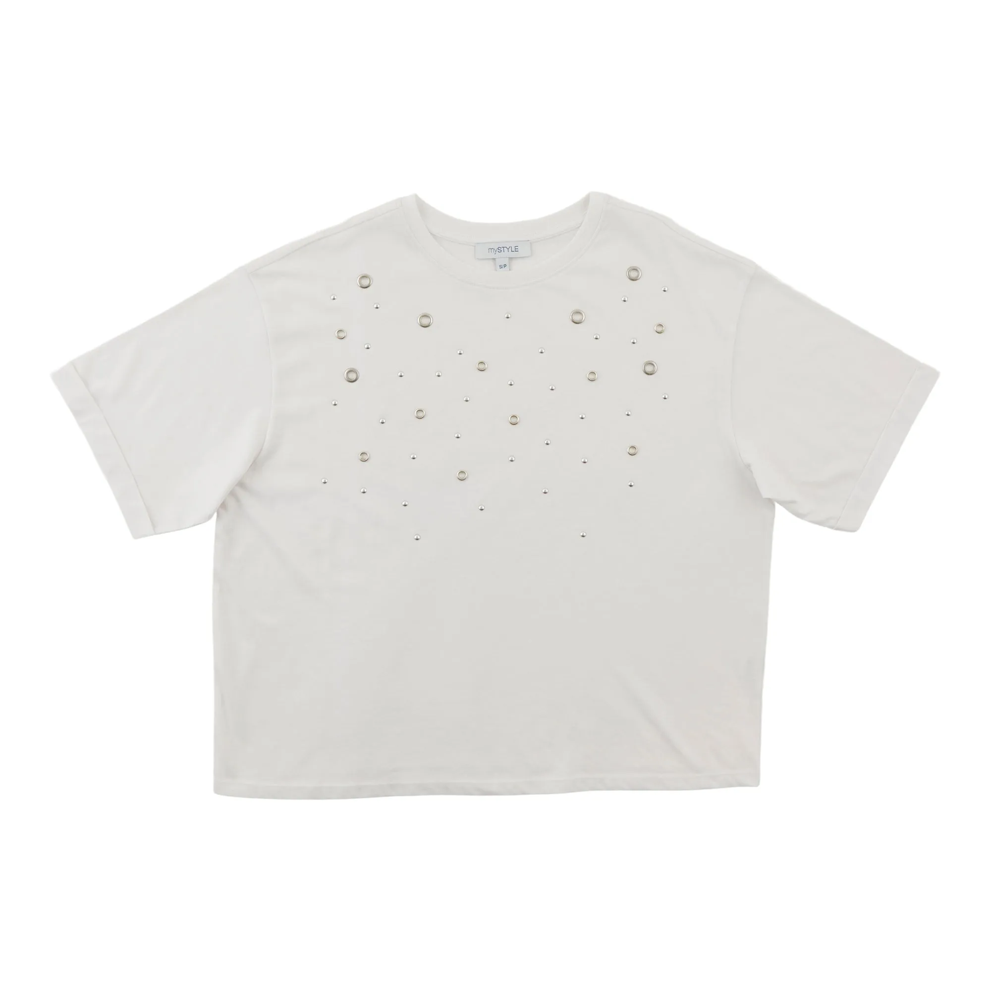 mySTYLE Women's Grommet Trim Tee sold by Giant Tiger product image thumbnail 2
