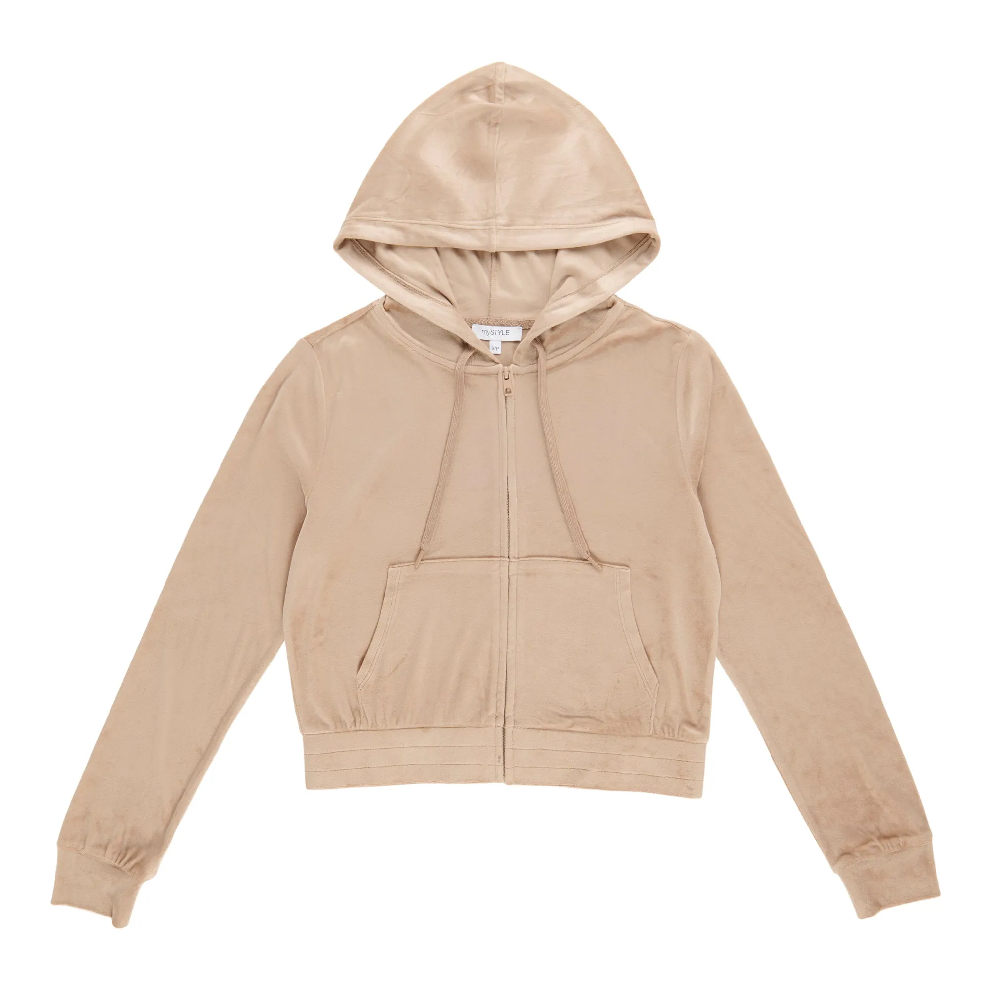 mySTYLE Women's Velour Hooded Jacket sold by Giant Tiger product image thumbnail 2