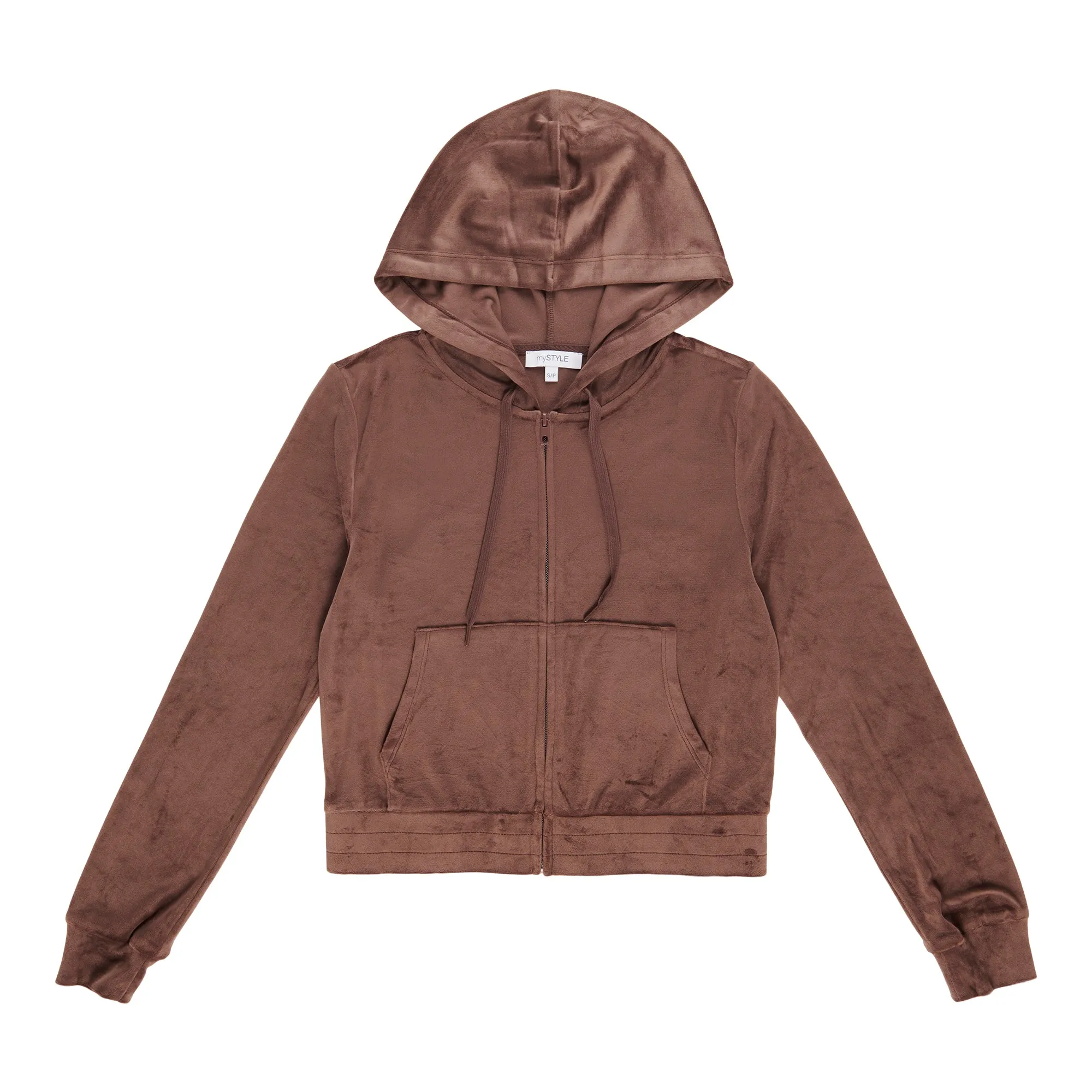 mySTYLE Women's Velour Hooded Jacket sold by Giant Tiger product image thumbnail 3