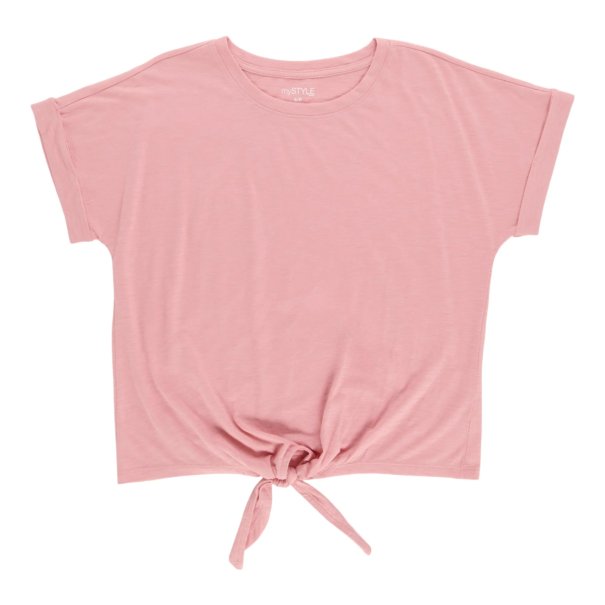 mySTYLE Women's Rolled Sleeves Tee sold by Giant Tiger product image thumbnail 3