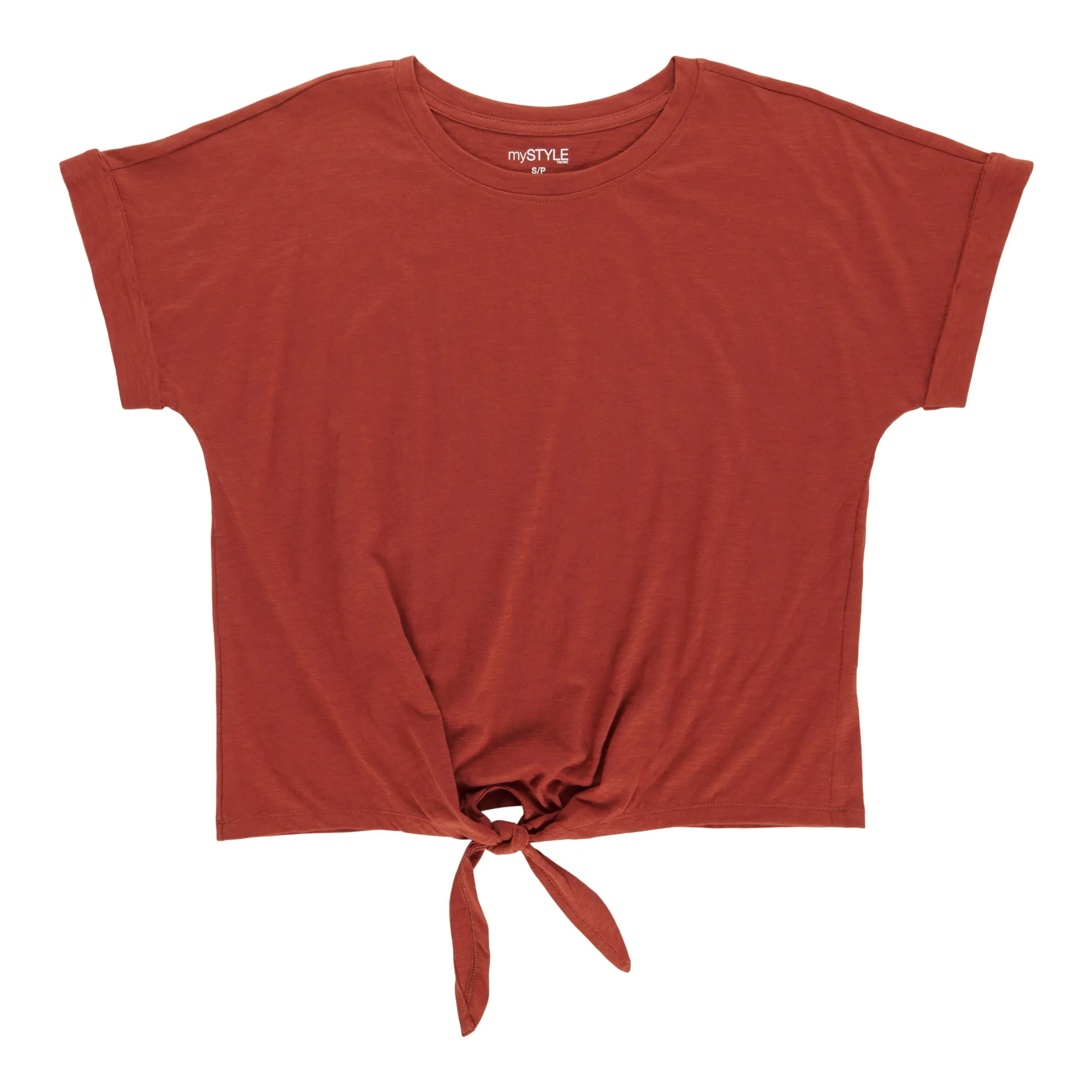 mySTYLE Women's Rolled Sleeves Tee sold by Giant Tiger product image thumbnail 2