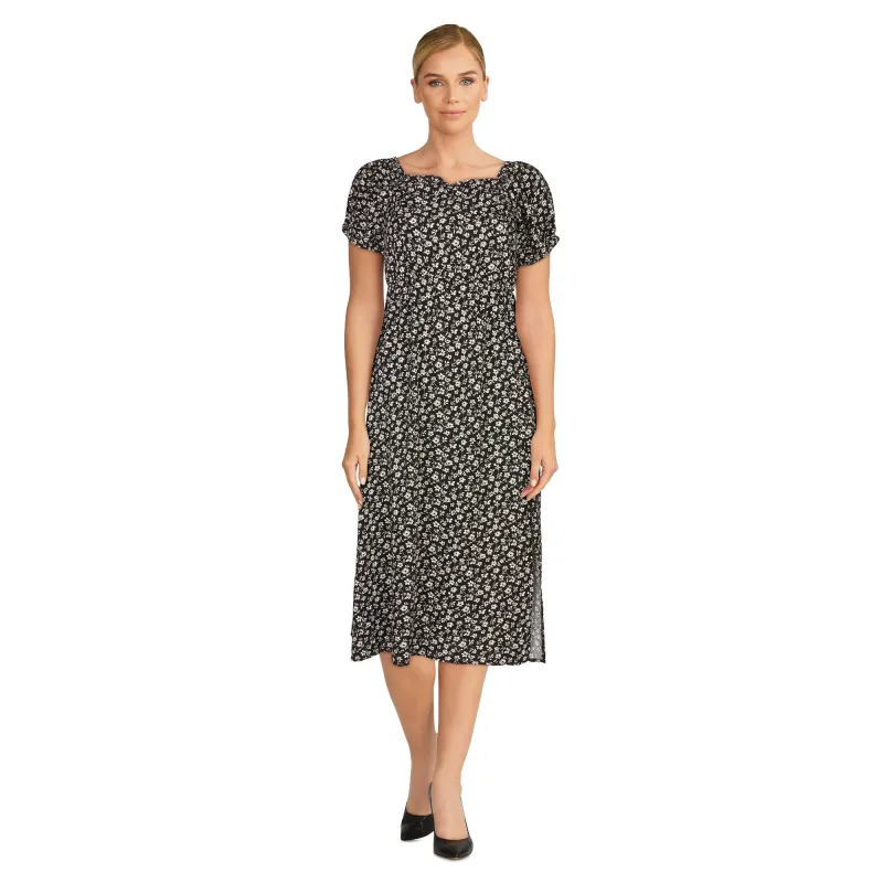 mySTYLE Women's Puff Sleeves Midi Dress sold by Giant Tiger