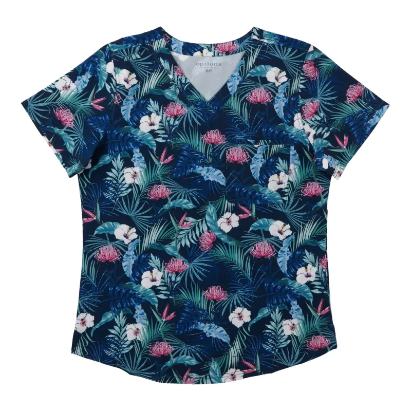 Options Women's Printed Scrub Top sold by Giant Tiger
