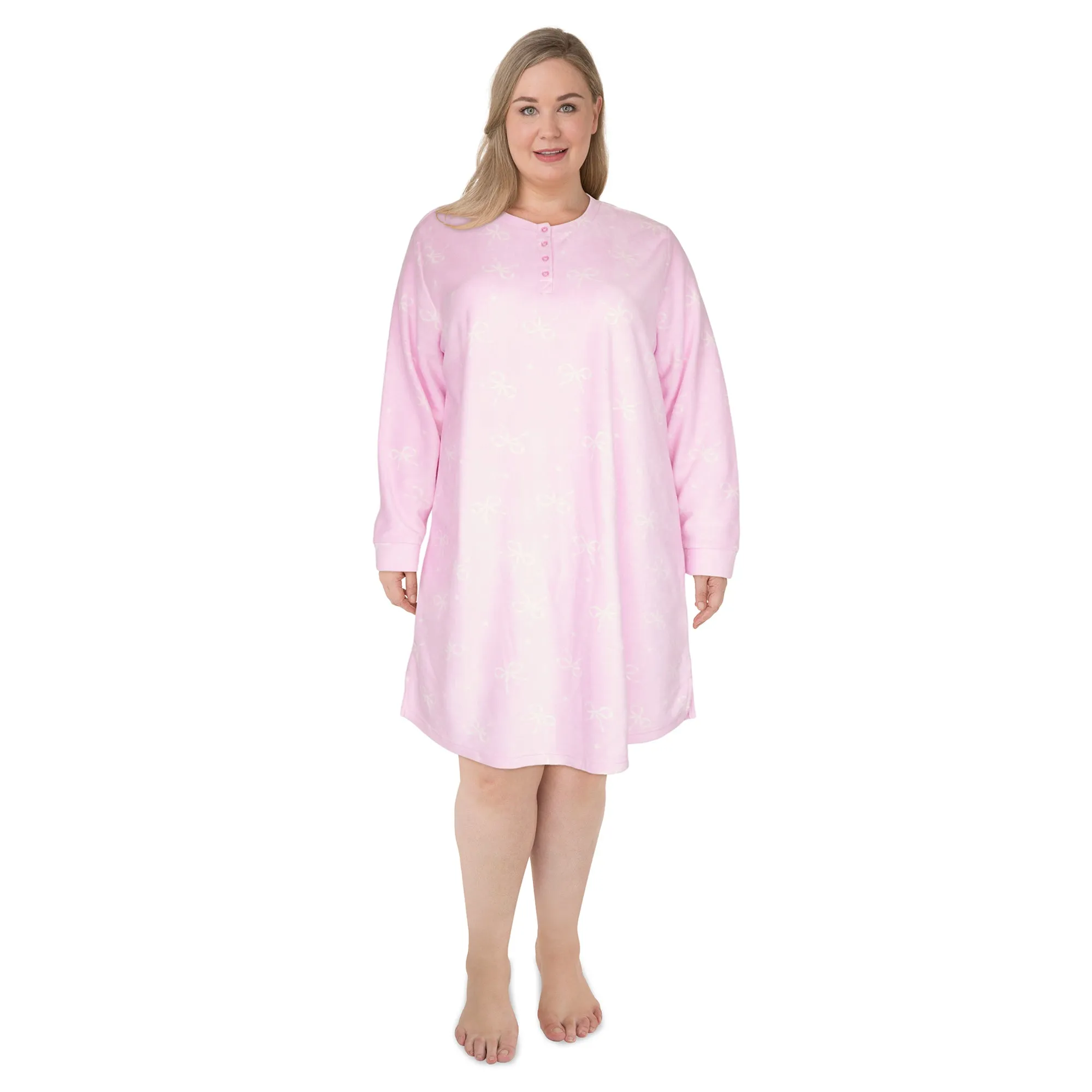 Carisma Women's Plus Micropolar Sleepshirt sold by Giant Tiger product image thumbnail 3