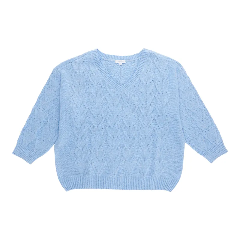 mySTYLE Women's Plus Cable V-Neck Sweater sold by Giant Tiger