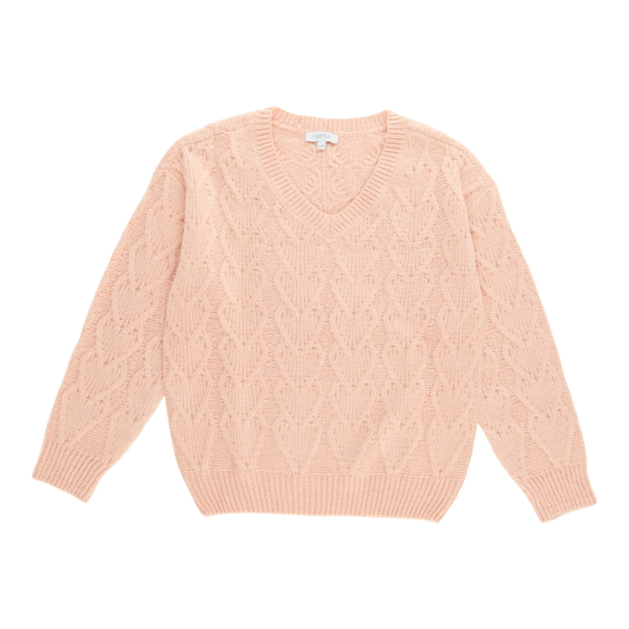 mySTYLE Women's Cable V-Neck Sweater sold by Giant Tiger product image thumbnail 3