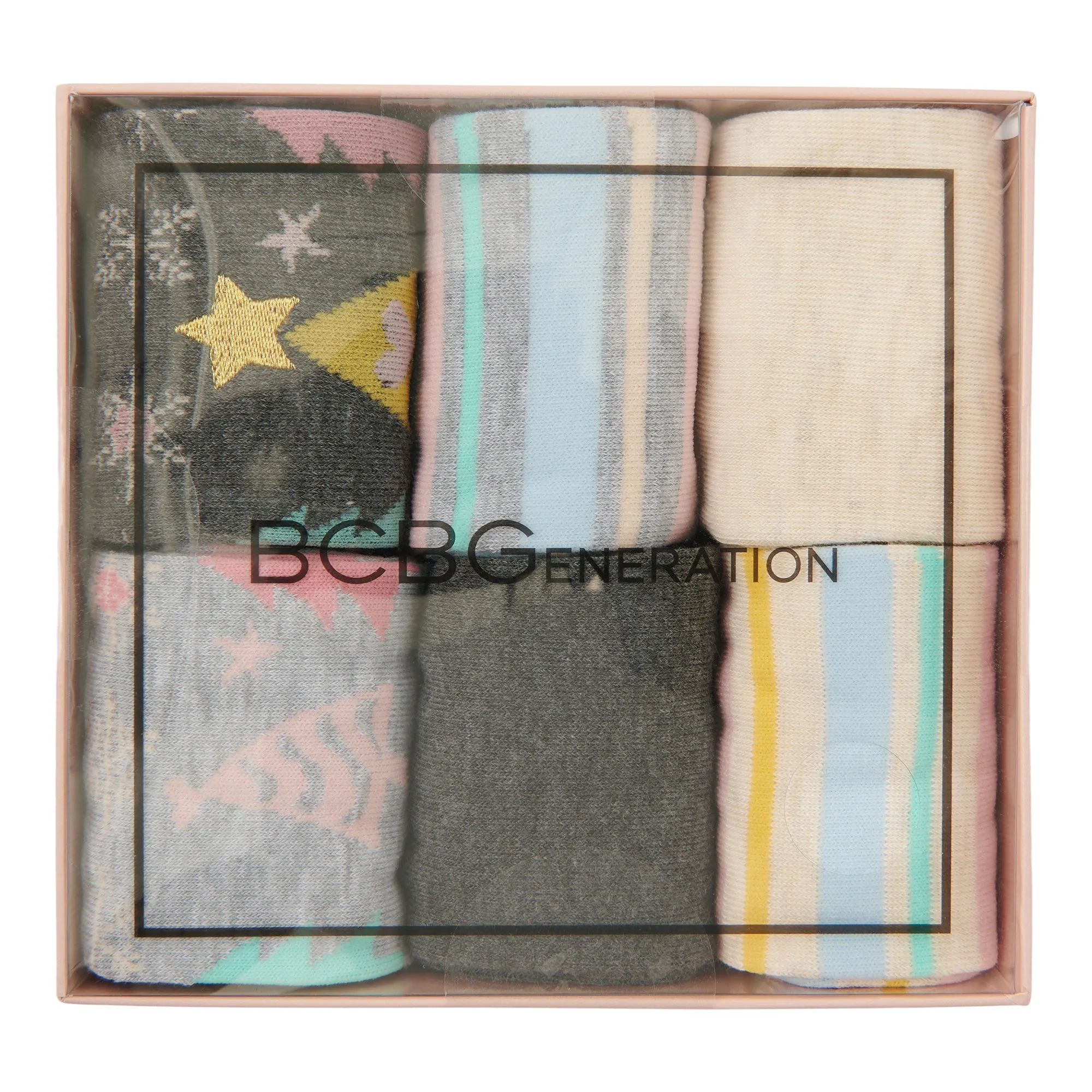 Women's Branded Boxed Crew Socks, 6-Pack sold by Giant Tiger product image thumbnail 2