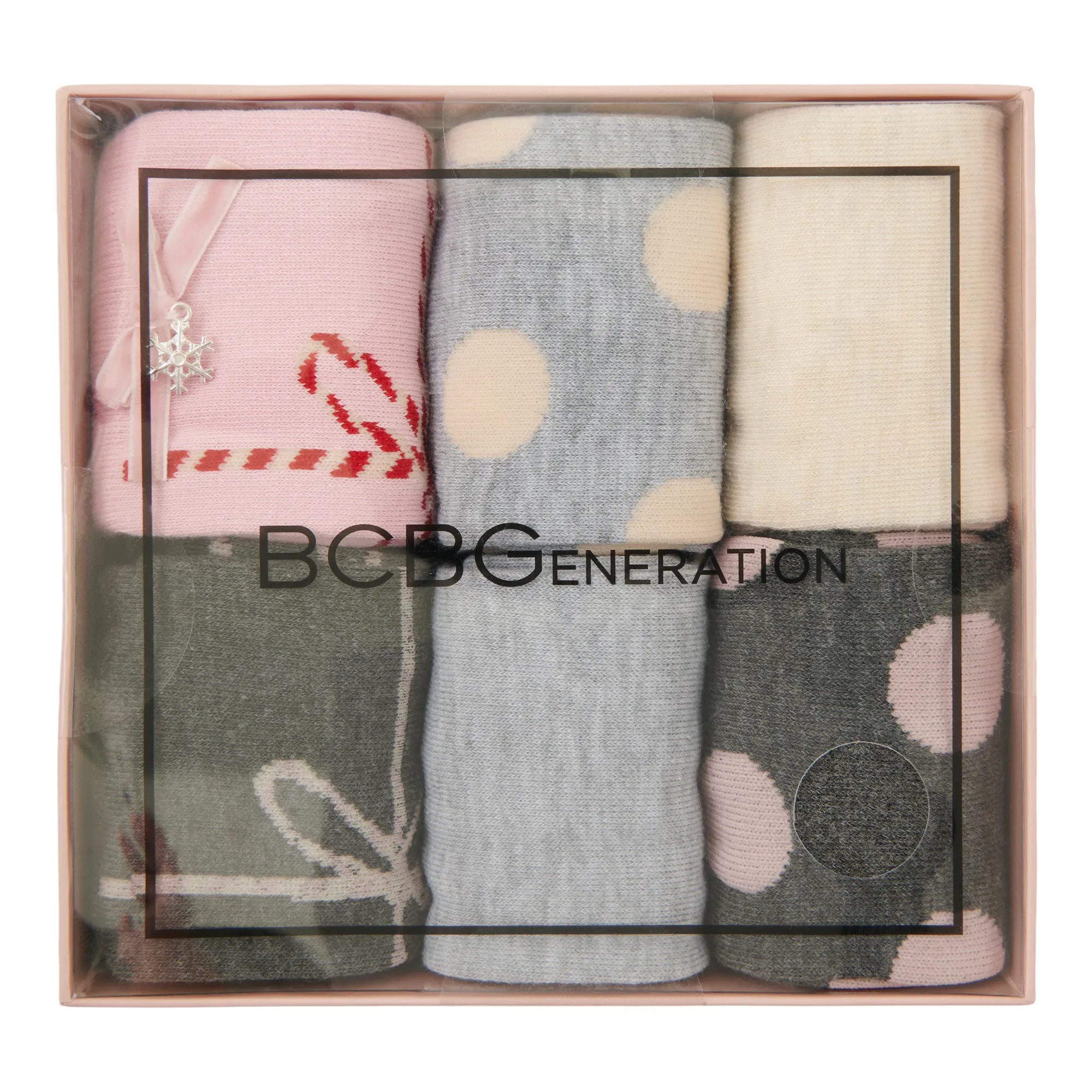 Women's Branded Boxed Crew Socks, 6-Pack sold by Giant Tiger product image thumbnail 4