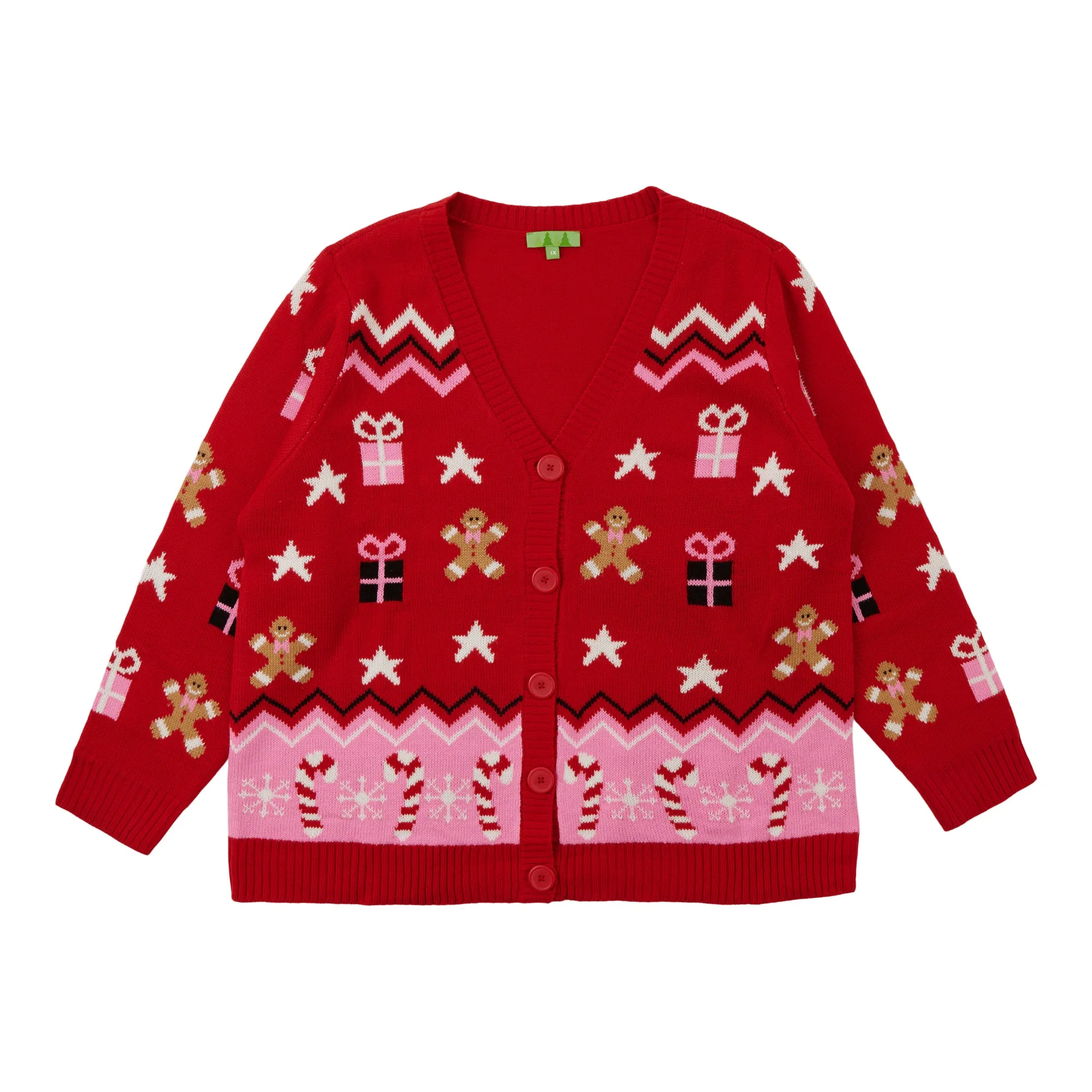 Comfy Cozy Women's Plus Christmas Cardigan sold by Giant Tiger product image thumbnail 2