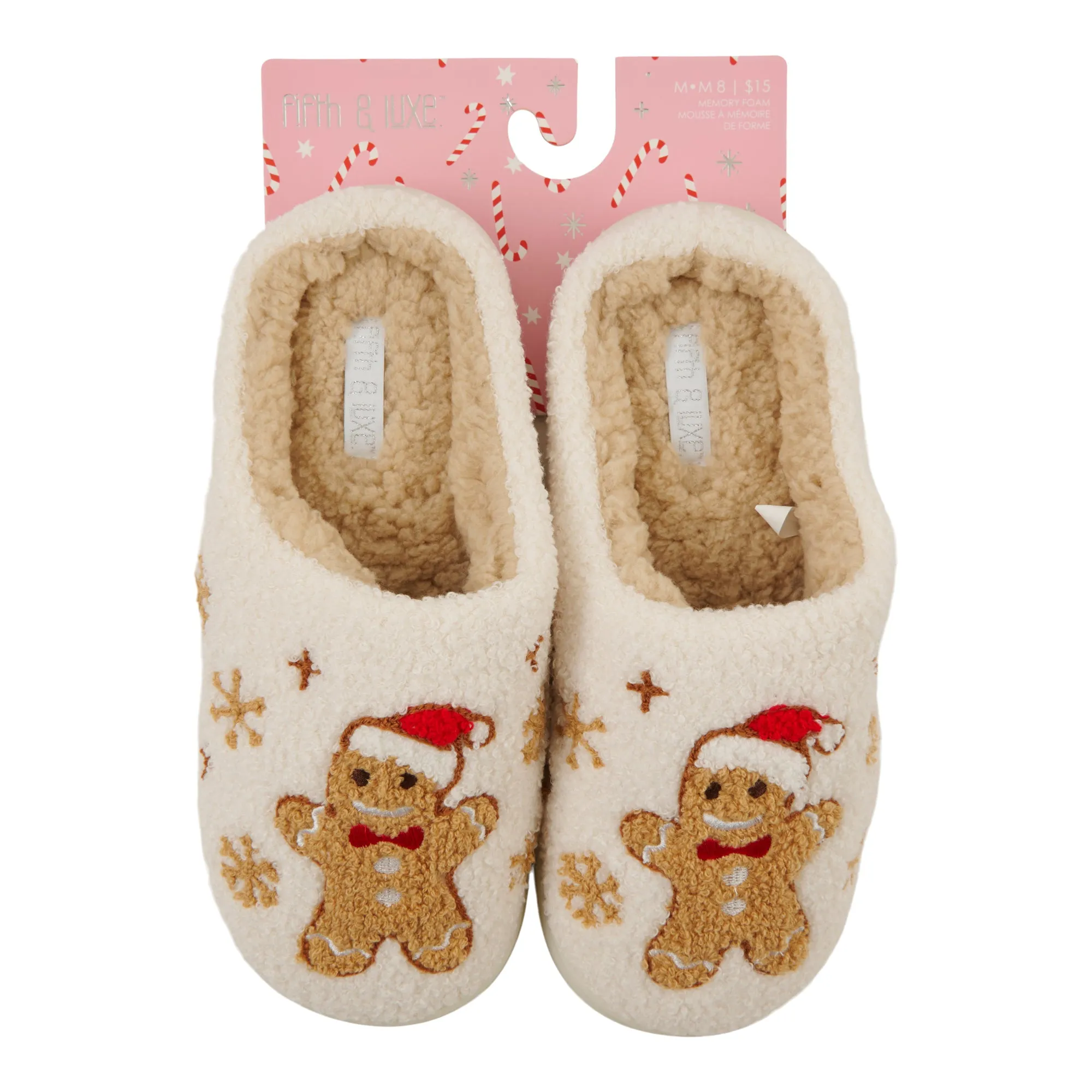 Comfy Cozy Women's Holiday Berber Scuff Slippers sold by Giant Tiger product image thumbnail 3