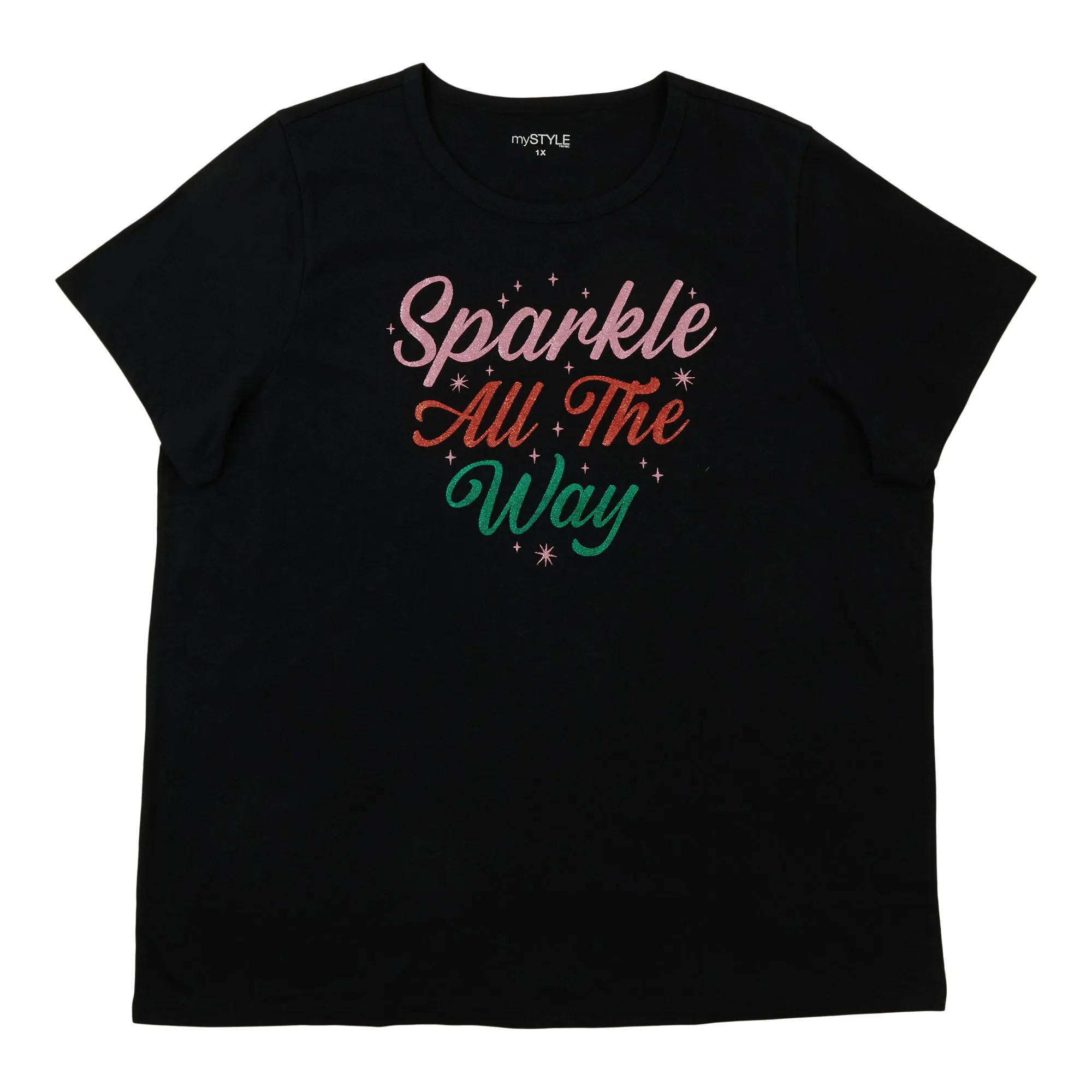 mySTYLE Women's Plus Crew Neck Tee sold by Giant Tiger