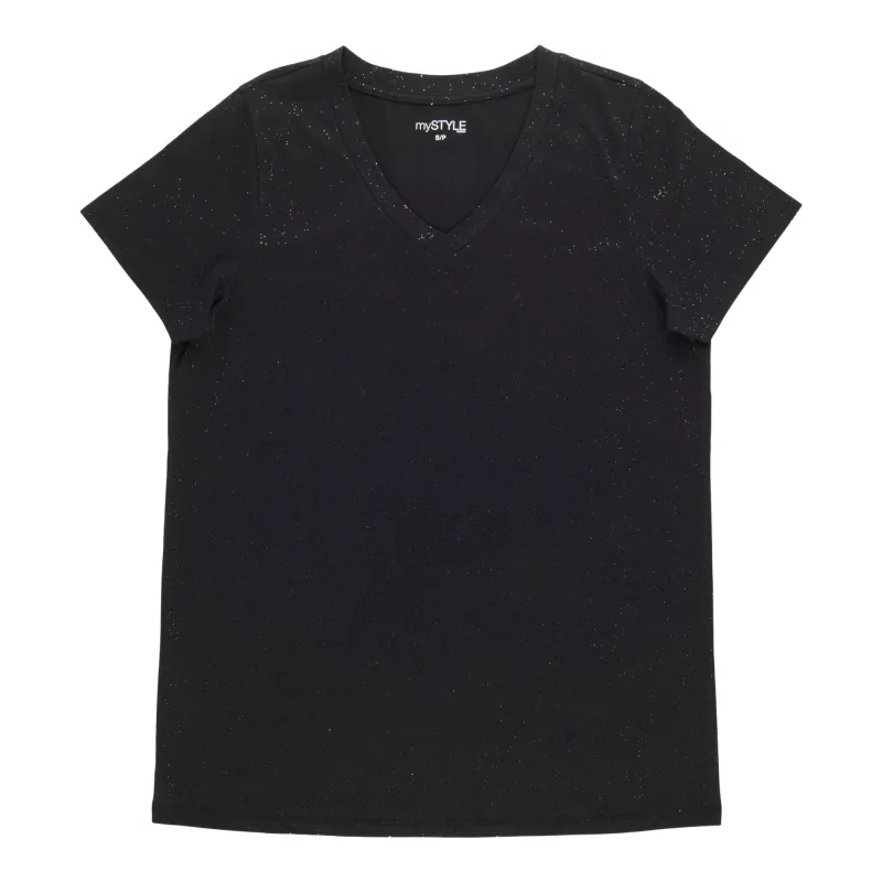 mySTYLE Women's V-Neck T-Shirt sold by Giant Tiger