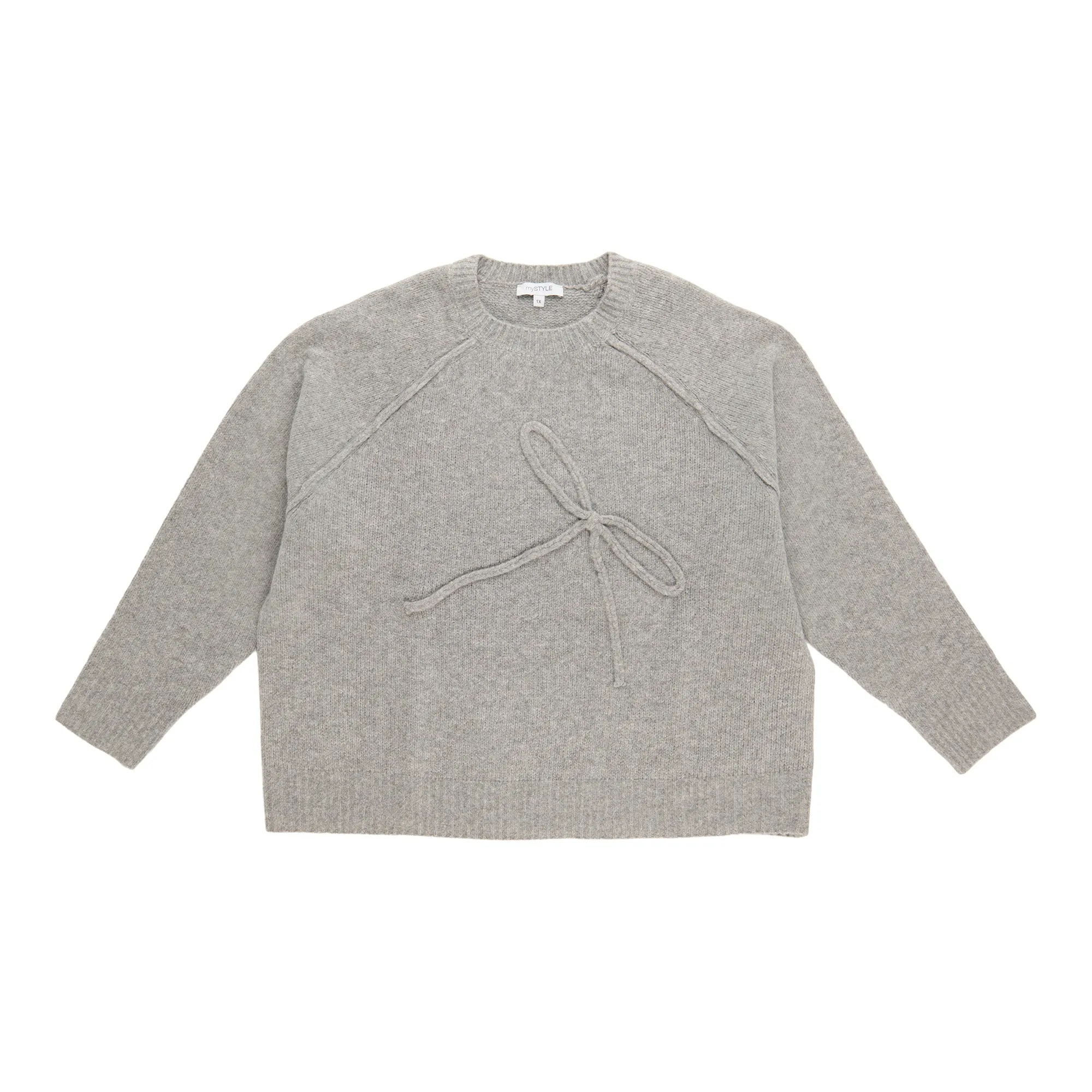 mySTYLE Women's Plus Bow Sweater sold by Giant Tiger