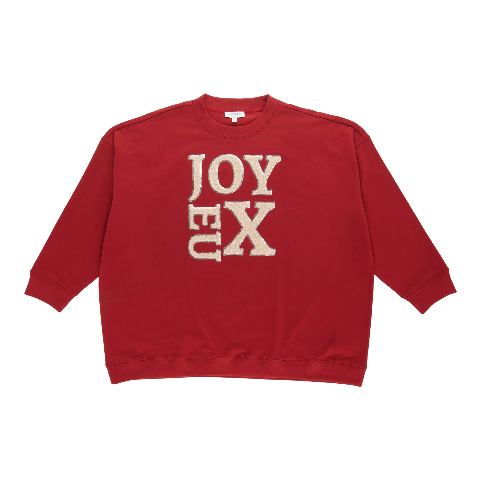 mySTYLE Women's Plus Long Sleeve Crew Neck Sweater sold by Giant Tiger product image thumbnail 3