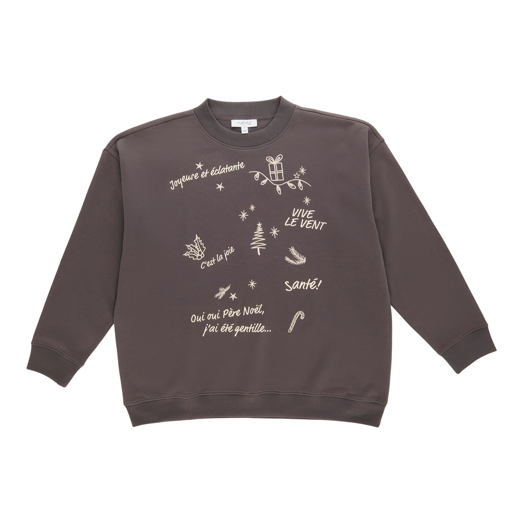 mySTYLE Women's Long Sleeve Crew Neck Sweater sold by Giant Tiger product image thumbnail 2