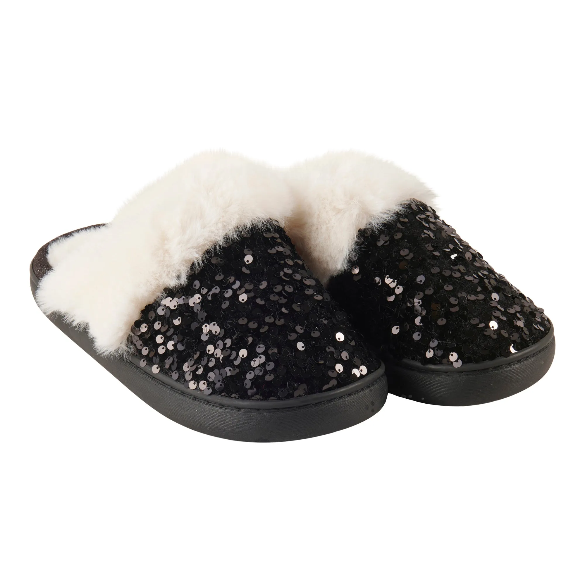 Women's Holiday Sequin Slippers and Spa Headband Set, 2-Piece sold by Giant Tiger product image thumbnail 3