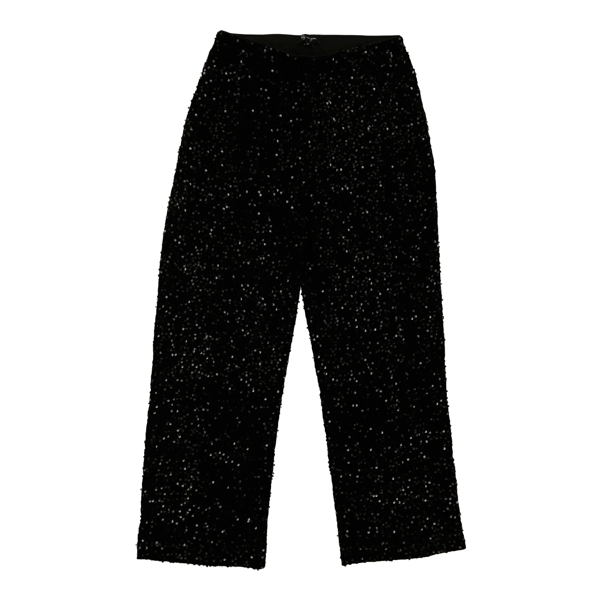 lily morgan Women's Velvet Sequin Wide-Leg Pants sold by Giant Tiger