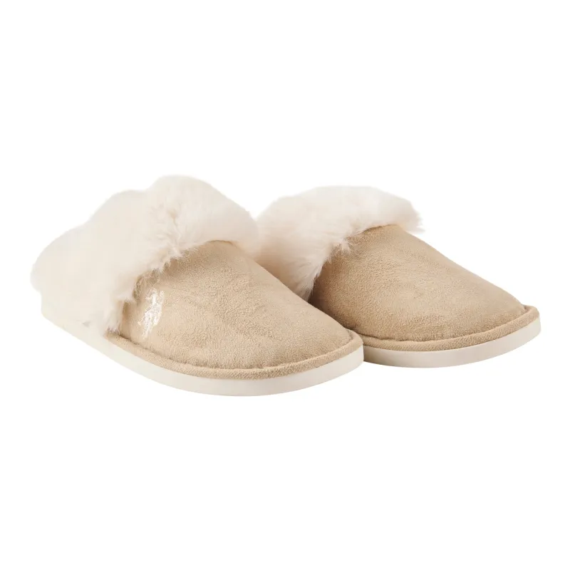 U.S. Polo Women's Plush Scuff Slippers sold by Giant Tiger