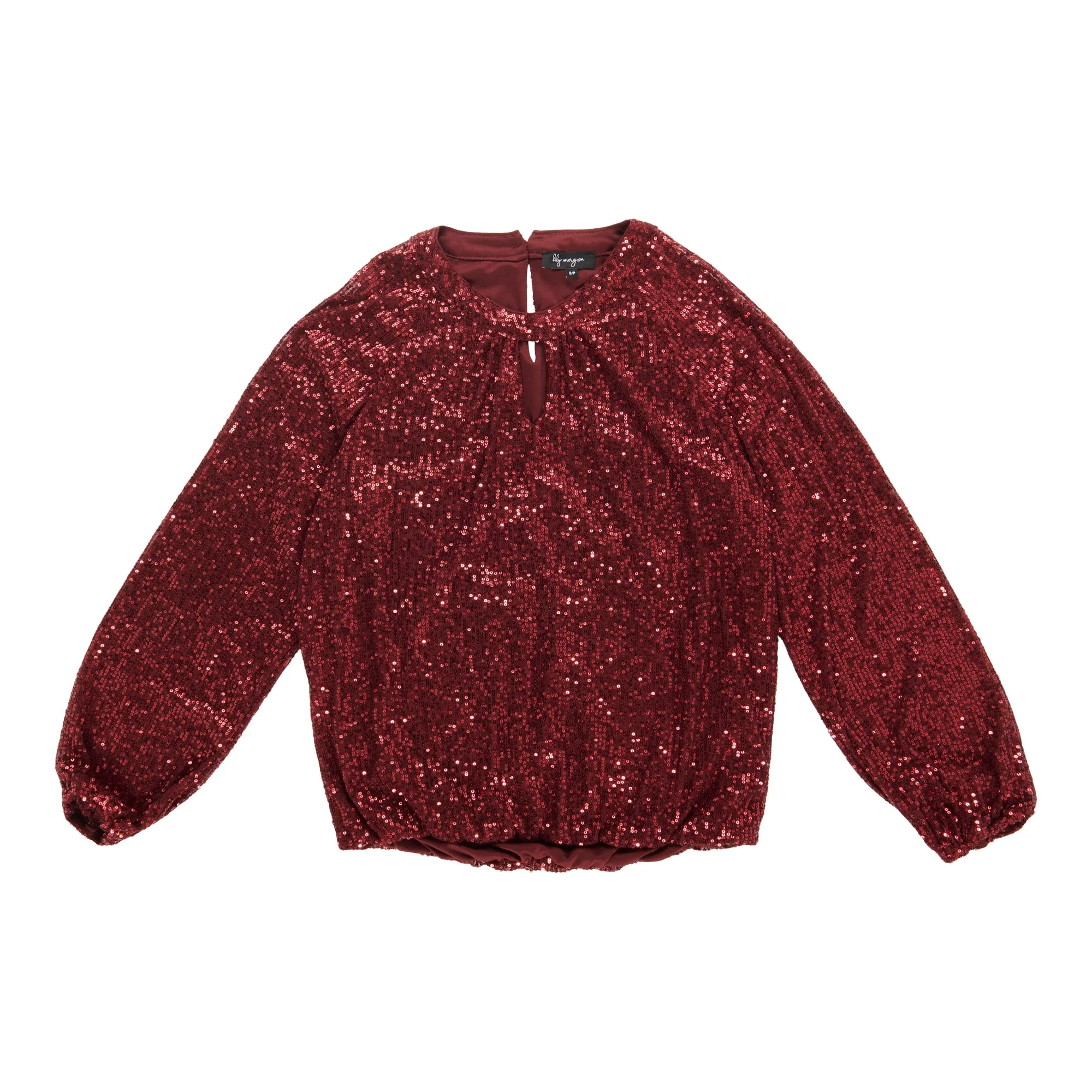 lily morgan Women's Sequin Keyhole Top sold by Giant Tiger product image thumbnail 4