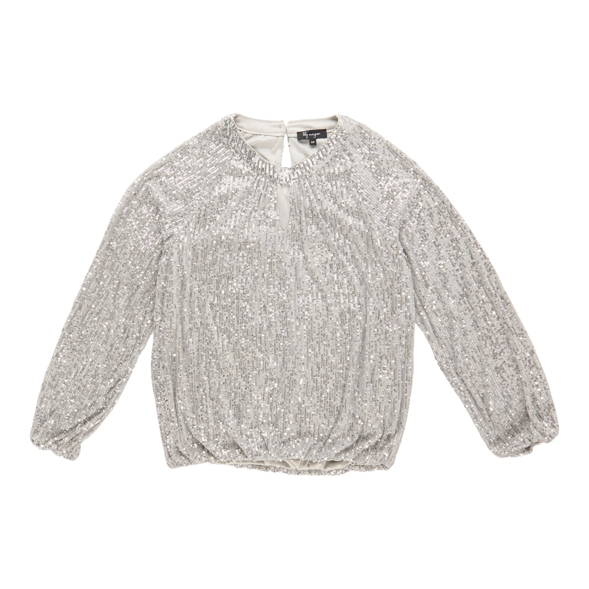 lily morgan Women's Sequin Keyhole Top sold by Giant Tiger product image thumbnail 2