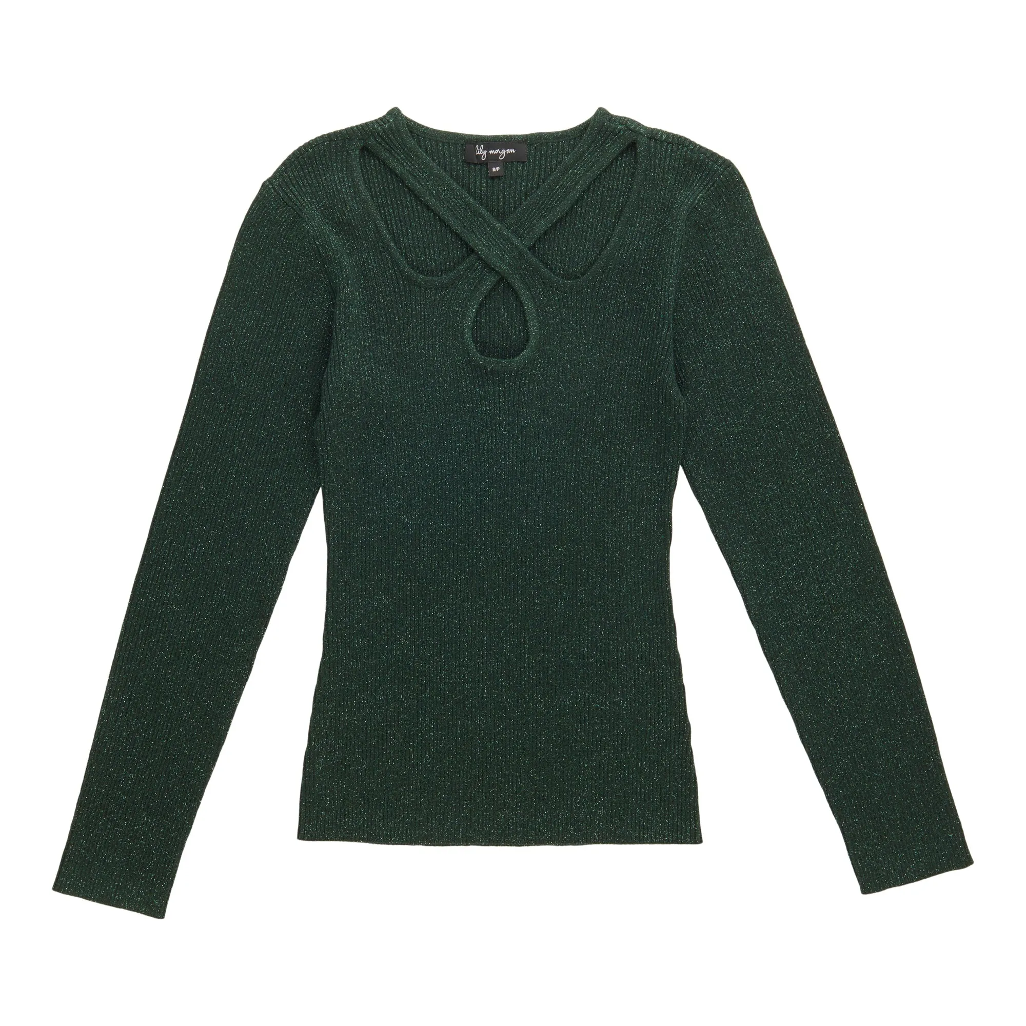 lily morgan Women's Crisscross Neck Sweater sold by Giant Tiger product image thumbnail 2