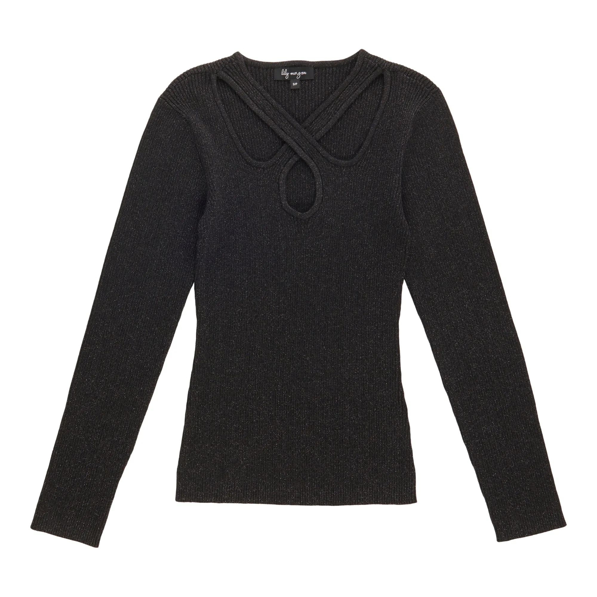 lily morgan Women's Crisscross Neck Sweater sold by Giant Tiger